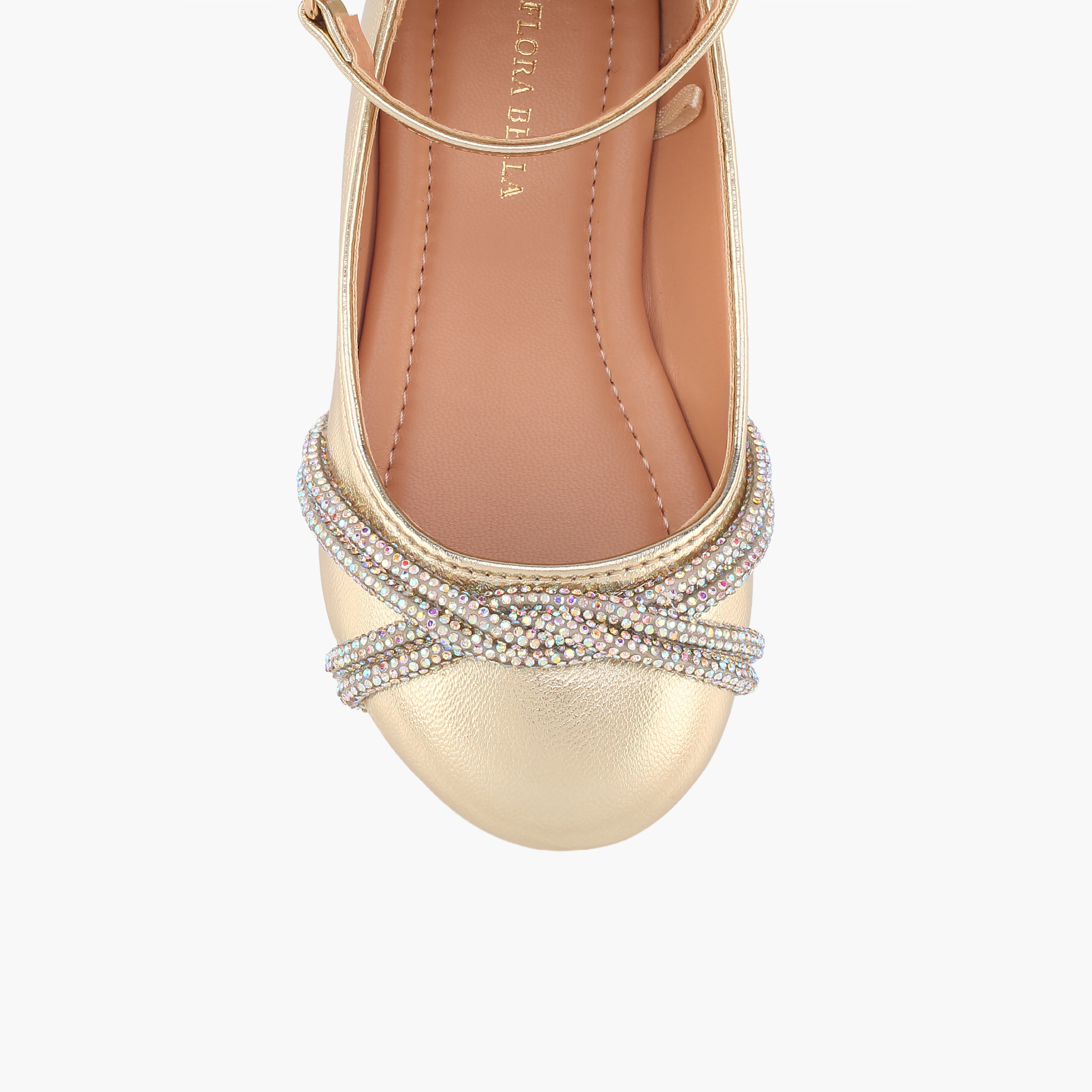 Flora Bella Girls Embellished Hook & Loop Mary Jane Shoes-girls-shoes-maryjanes-image-4