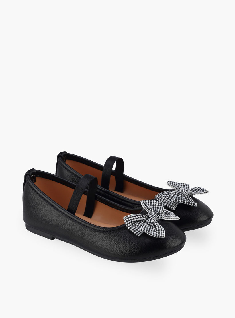 حذاء باليرينا بحزام مطاط للبنات من فلورا بيلا-girls-shoes-ballerinas-image-1