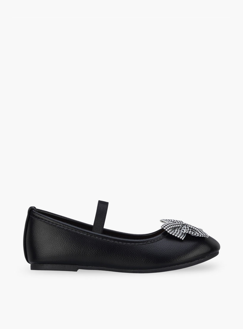 حذاء باليرينا بحزام مطاط للبنات من فلورا بيلا-girls-shoes-ballerinas-image-3