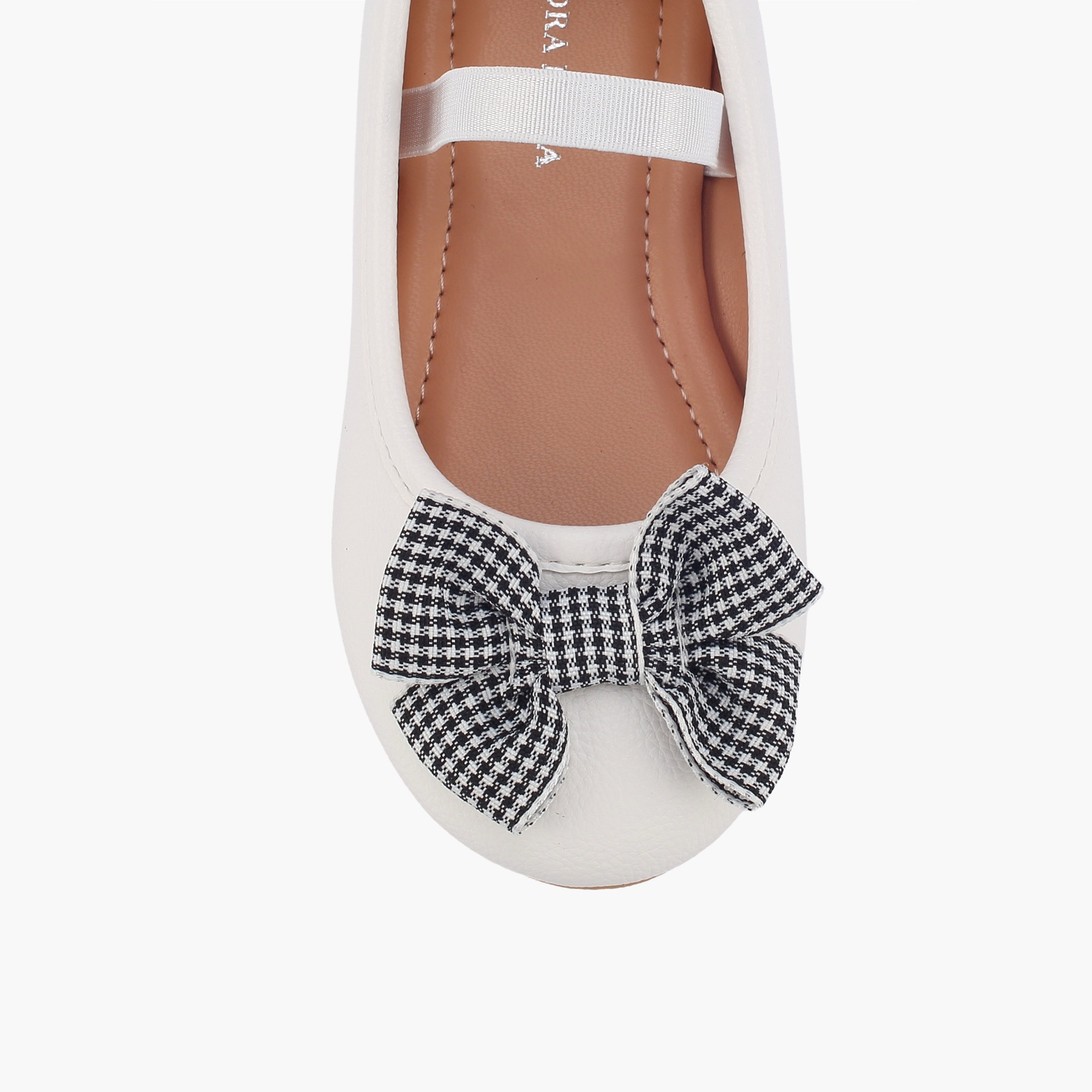 حذاء باليرينا بحزام مطاط للبنات من فلورا بيلا-girls-shoes-ballerinas-image-4