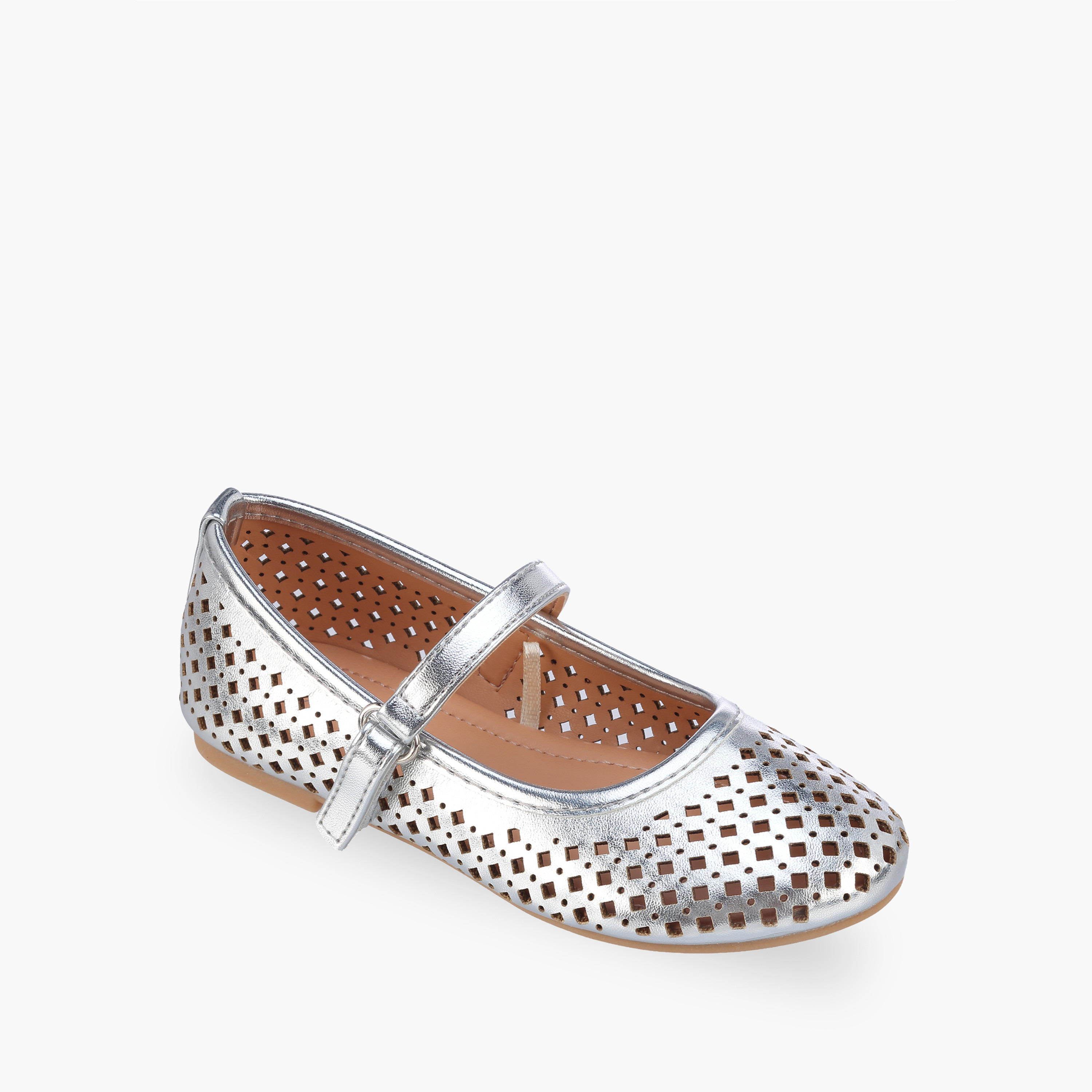 حذاء ماري جين بشريط إغلاق لاصق للبنات من فلورا بيلا-girls-shoes-maryjanes-image-8
