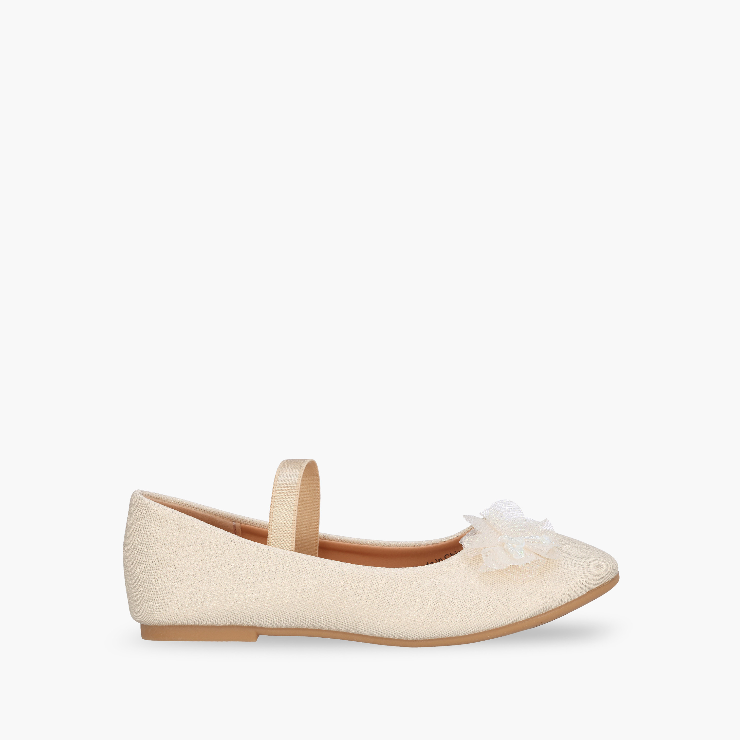 Flora Bella Girls Elasticated Strap Ballerina Shoes-girls-shoes-ballerinas-image-3