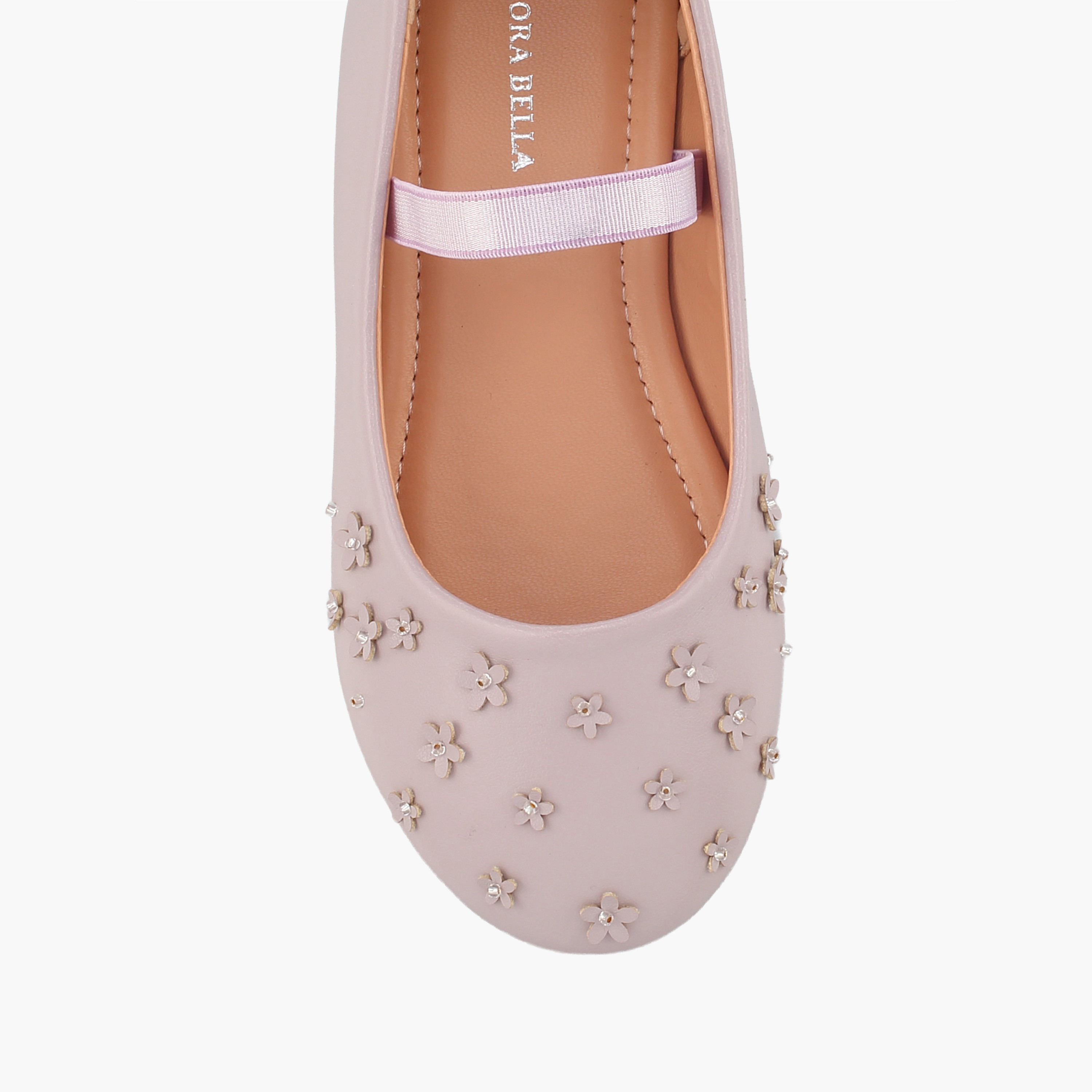 حذاء باليرينا للبنات مزين بتفاصيل زهور من فلورا بيلا-girls-shoes-ballerinas-image-4
