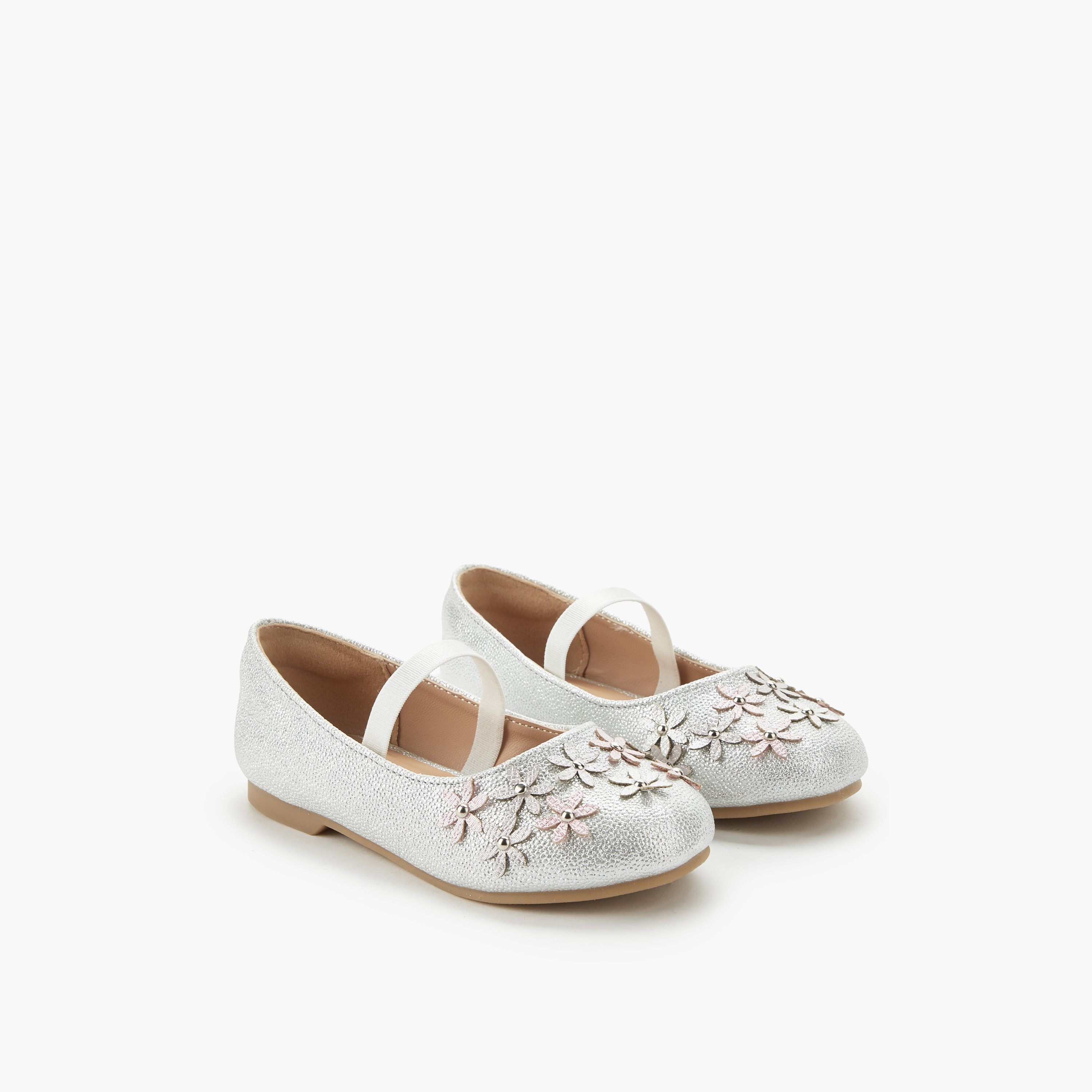 Juniors Girls Slip-On Ballerina Shoes-girls-shoes-ballerinas-image-1