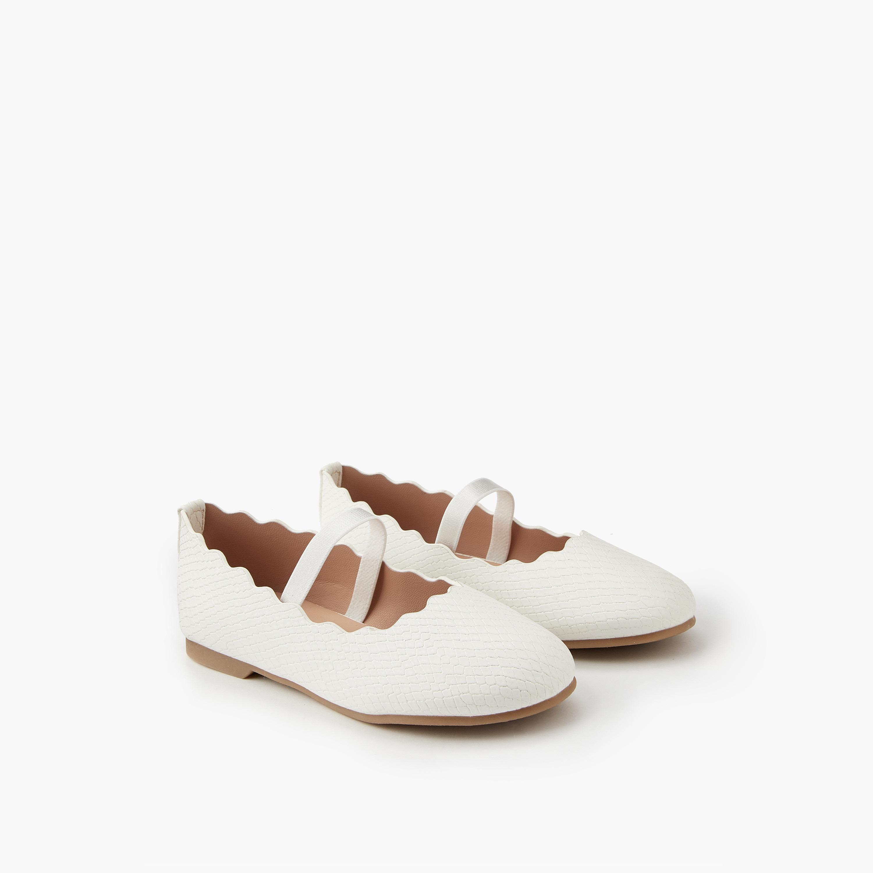 حذاء باليرينا بحواف مموجة للبنات من جونيورز-girls-shoes-ballerinas-image-1