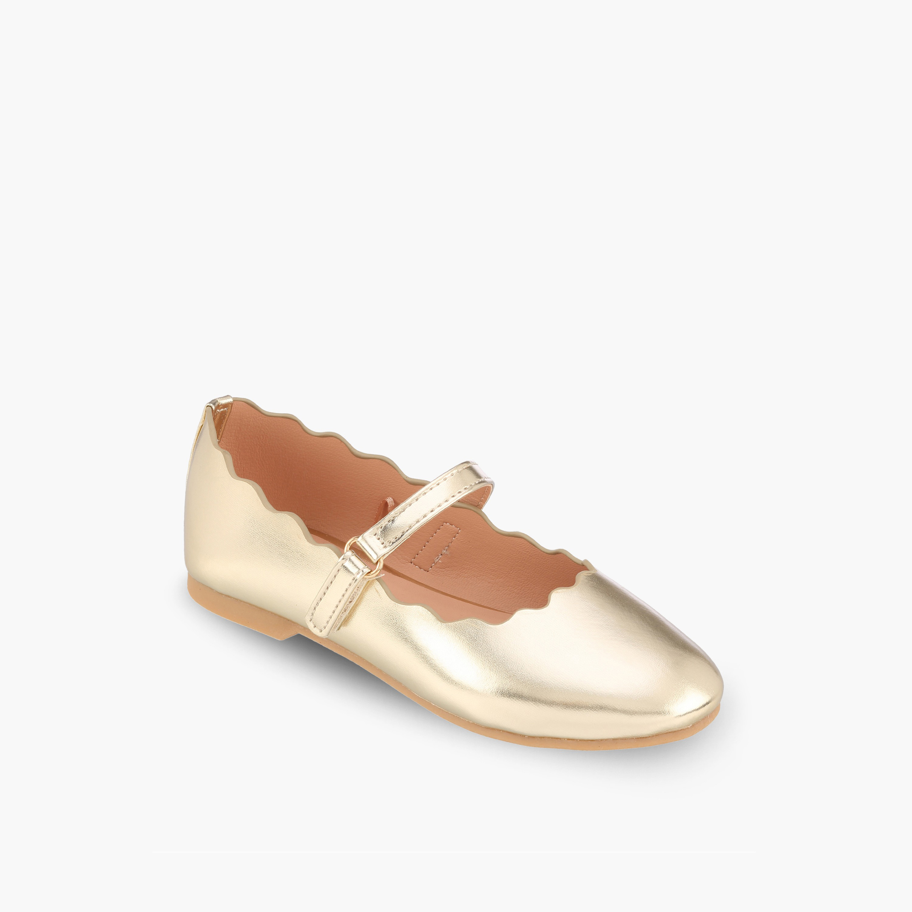 Juniors Girls Scalloped Trim Mary Jane Shoes-girls-shoes-maryjanes-image-2