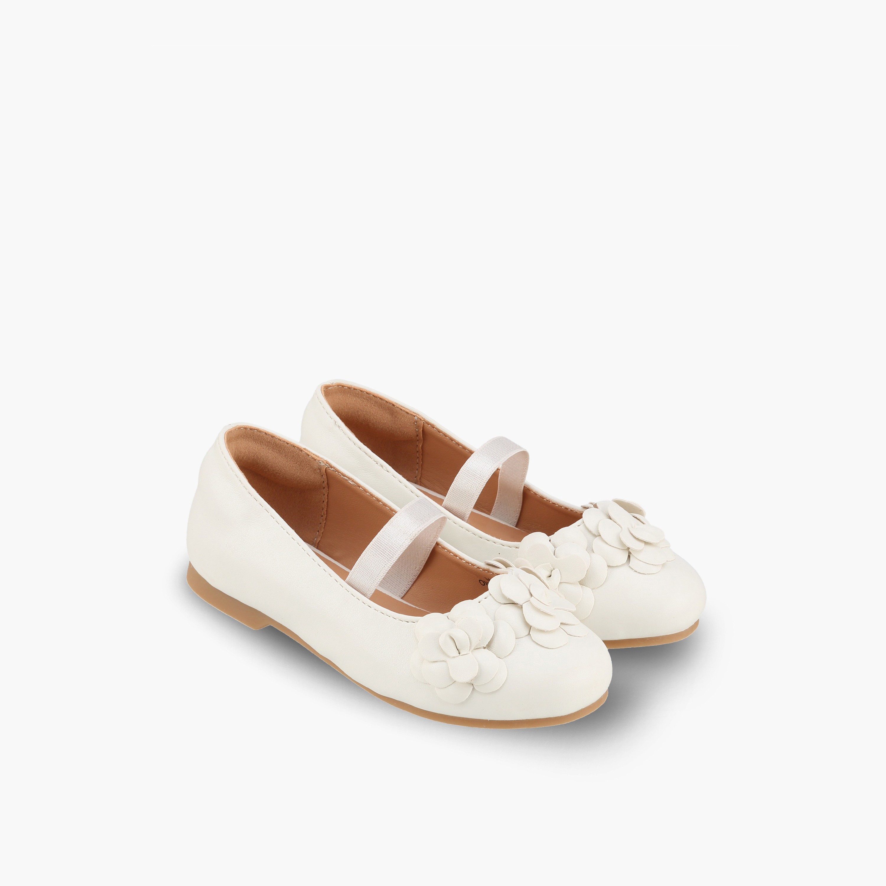 Juniors Girls Floral Ballerina Shoes-girls-shoes-ballerinas-image-1