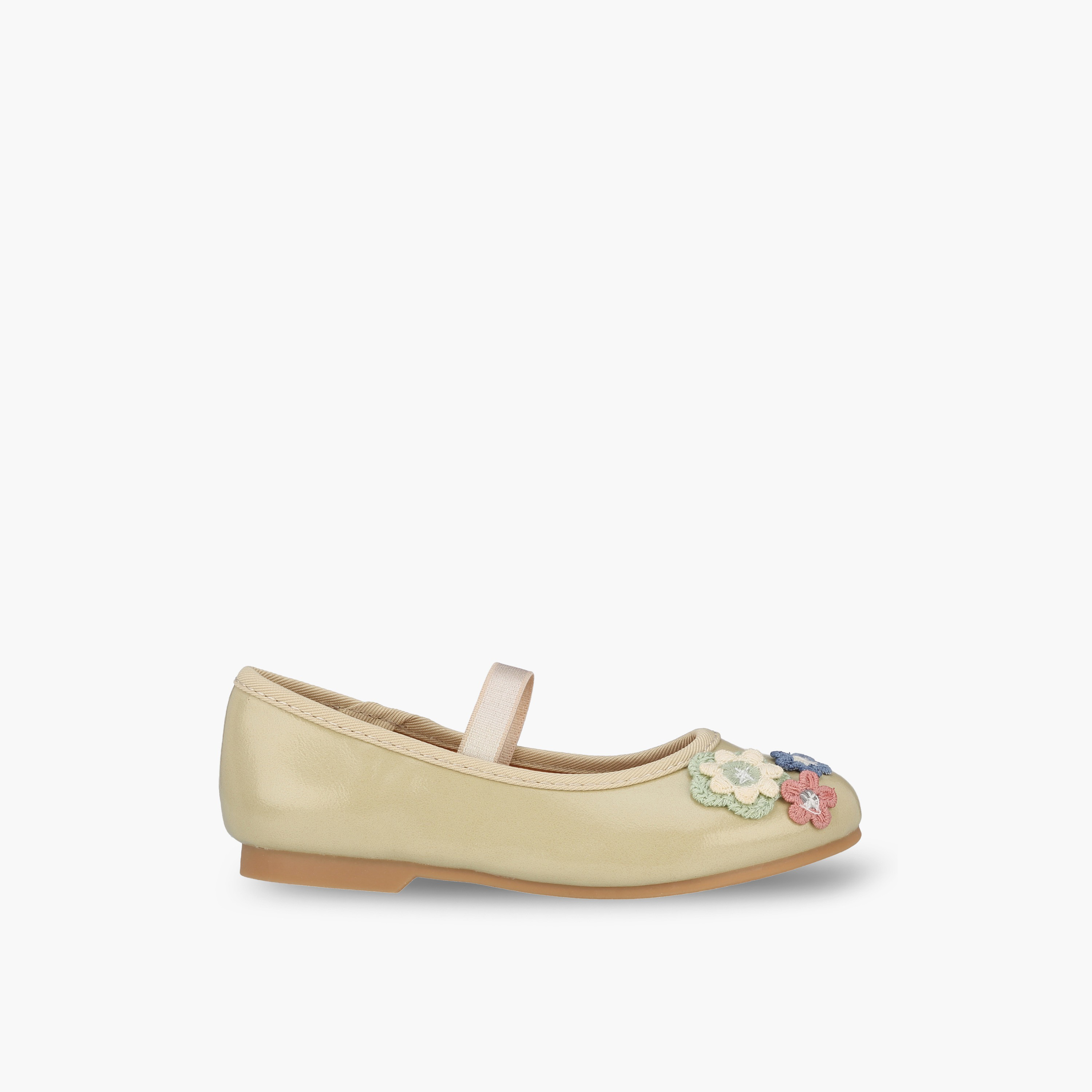 حذاء باليرينا بزينة زهور للبنات من جونيورز-girls-shoes-ballerinas-image-3