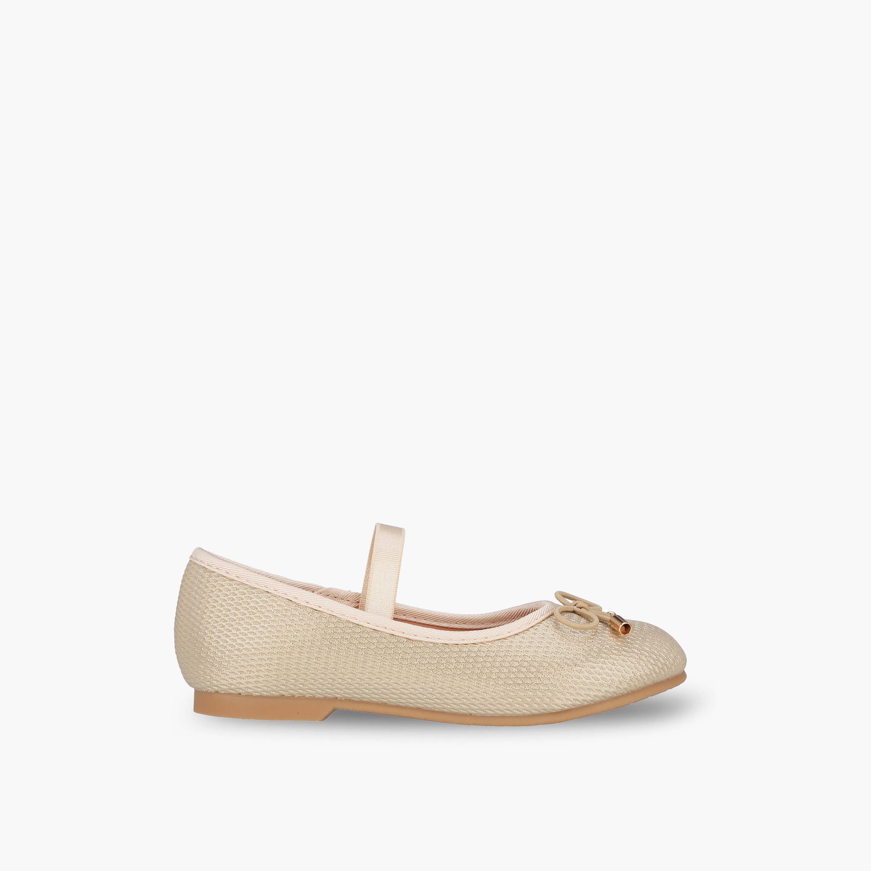 حذاء باليرينا بارز الملمس بزينة فيونكة من جونيورز-girls-shoes-ballerinas-image-3