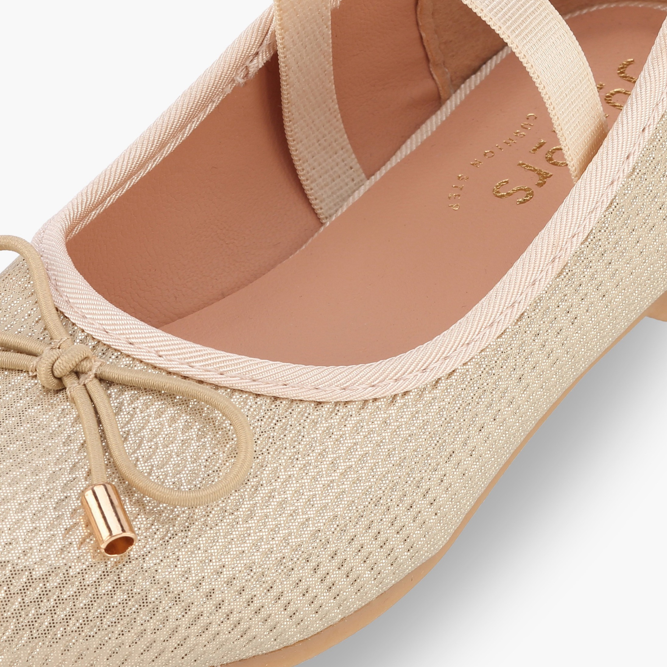 حذاء باليرينا بارز الملمس بزينة فيونكة من جونيورز-girls-shoes-ballerinas-image-6