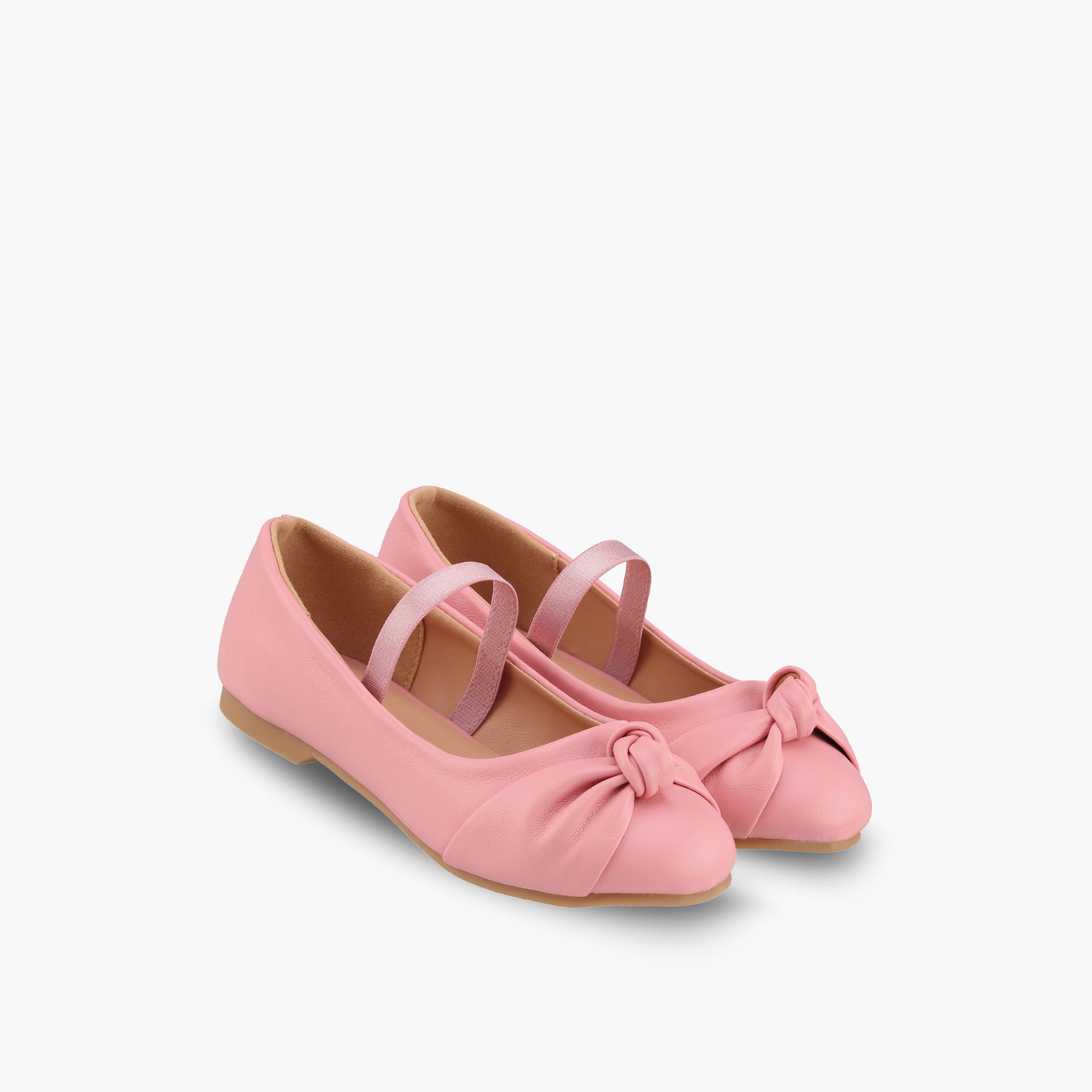 حذاء باليرينا بفيونكة أنيقة للبنات من جونيورز-girls-shoes-ballerinas-image-1