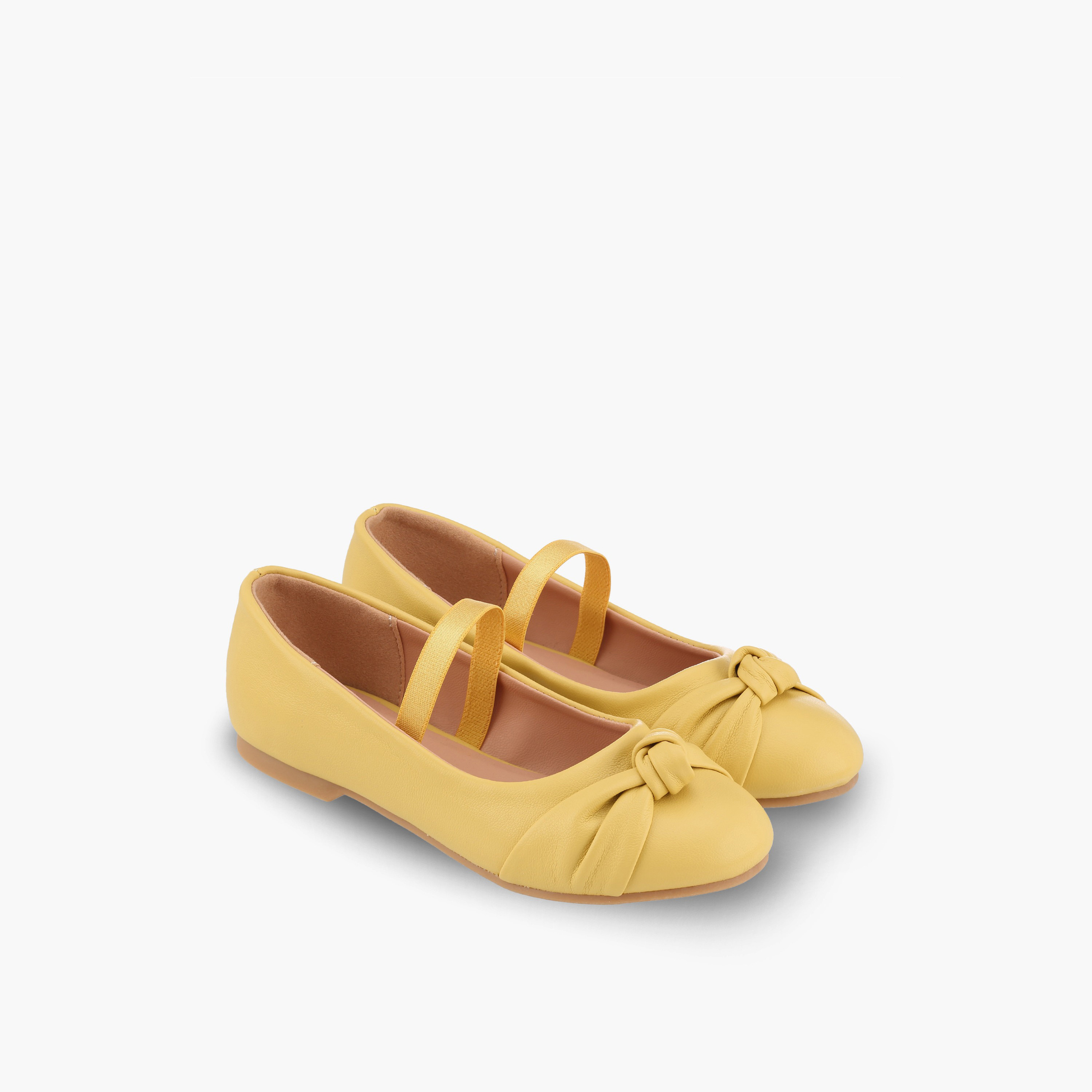 حذاء باليرينا بفيونكة أنيقة للبنات من جونيورز-girls-shoes-ballerinas-image-1