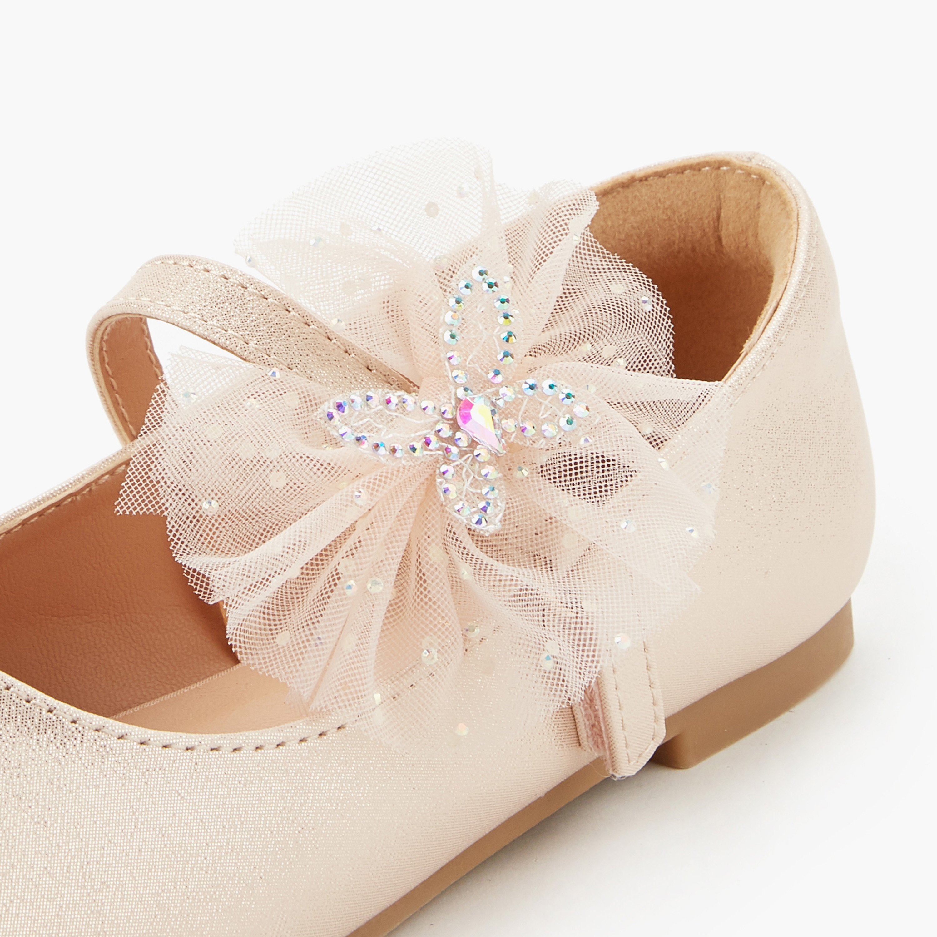 حذاء باليرينا مزين بفراشة للبنات من سيليست-girls-shoes-maryjanes-image-4