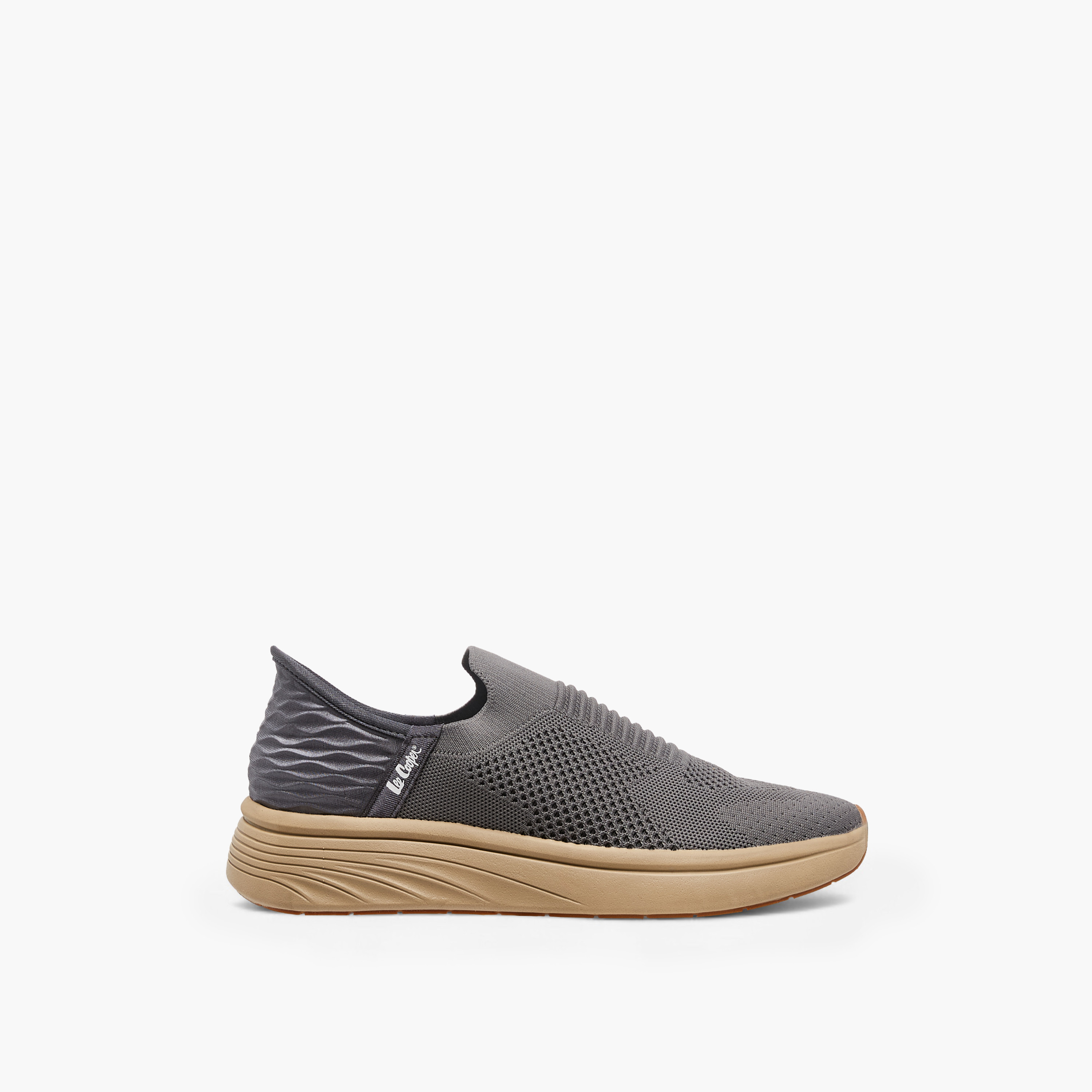 Lee Cooper Men's Textured Slip-On Sneakers-men-shoes-sneakers-image-3