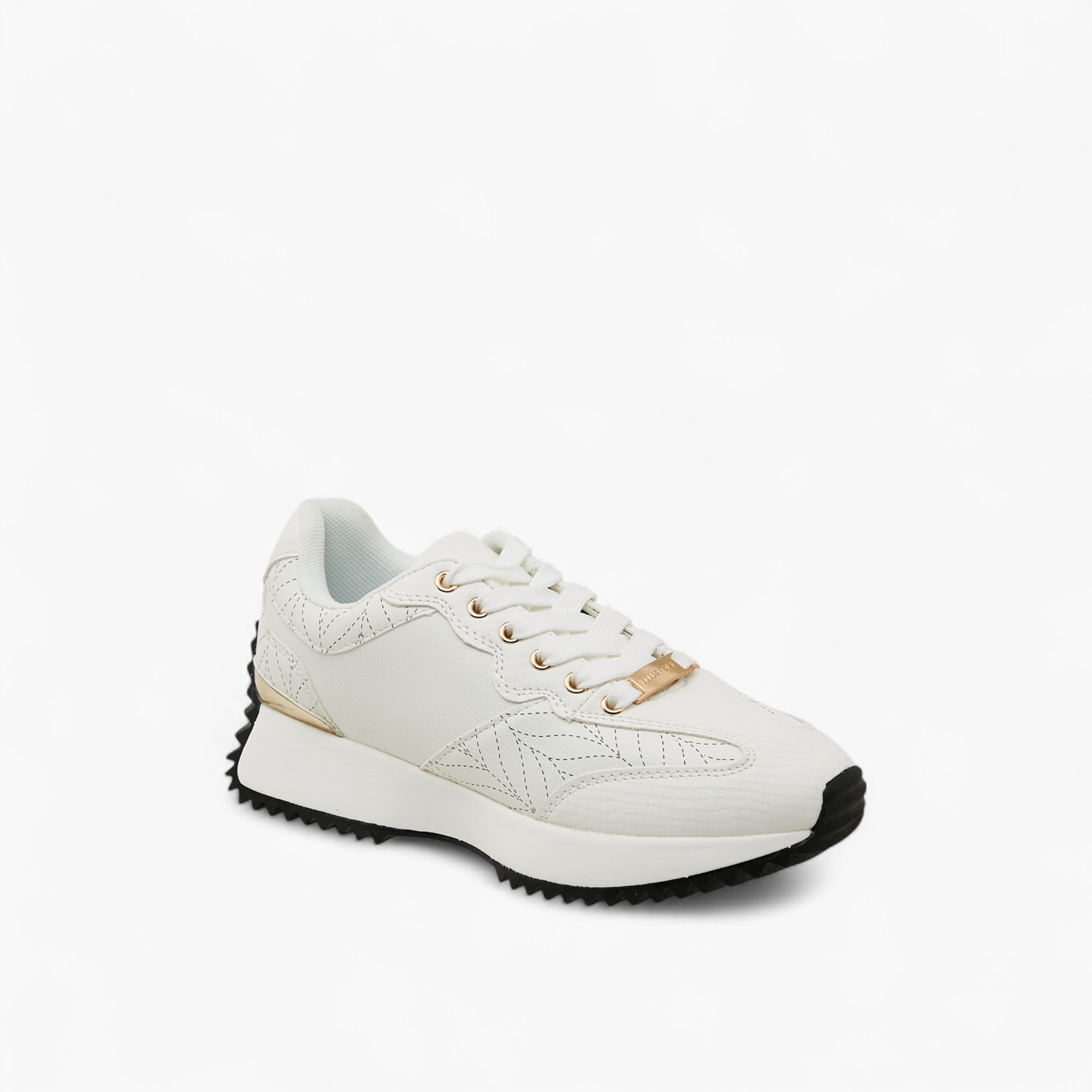 Elle Women's Panelled Lace-Up Sneakers-women-shoes-sneakers-image-2