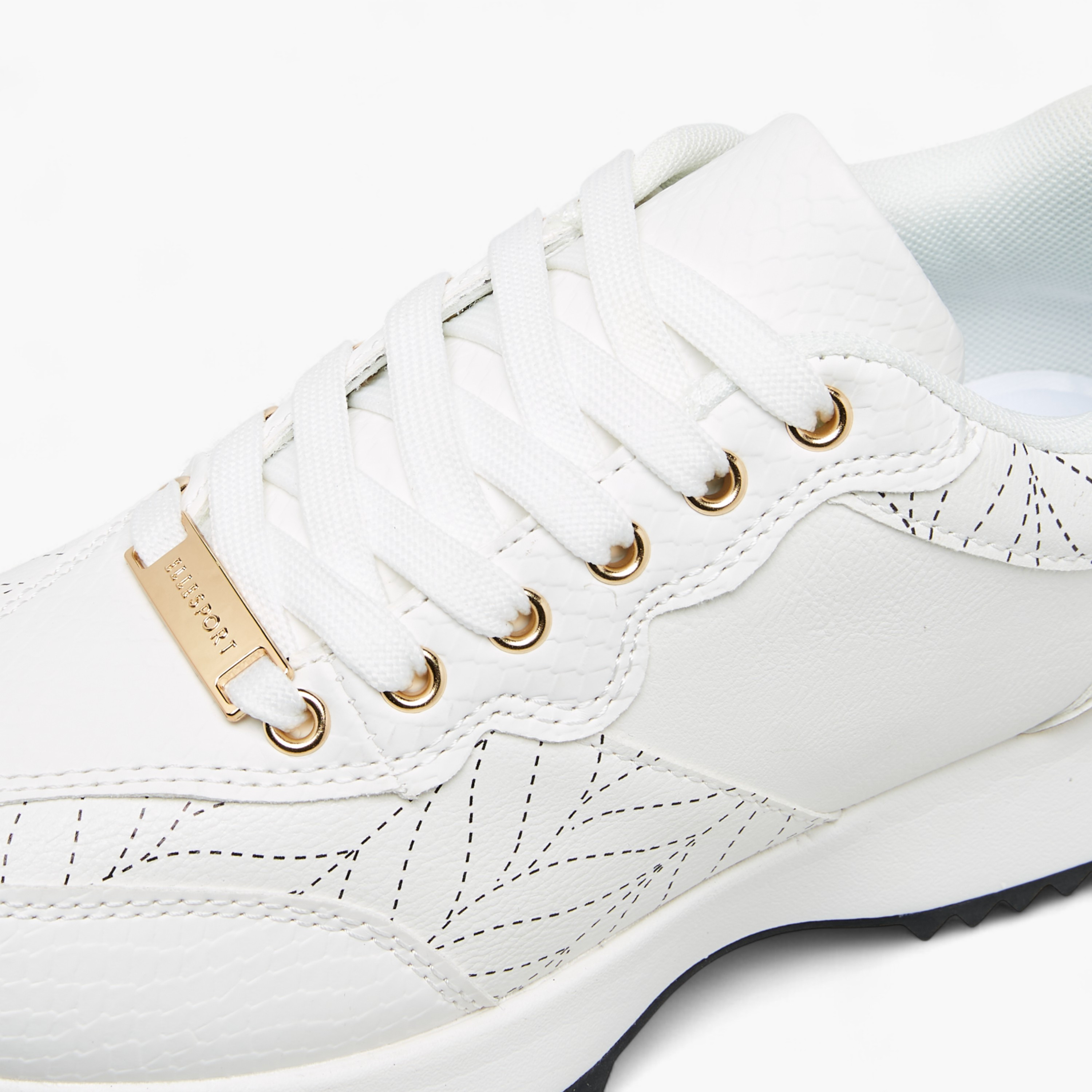 Elle Women's Panelled Lace-Up Sneakers-women-shoes-sneakers-image-4