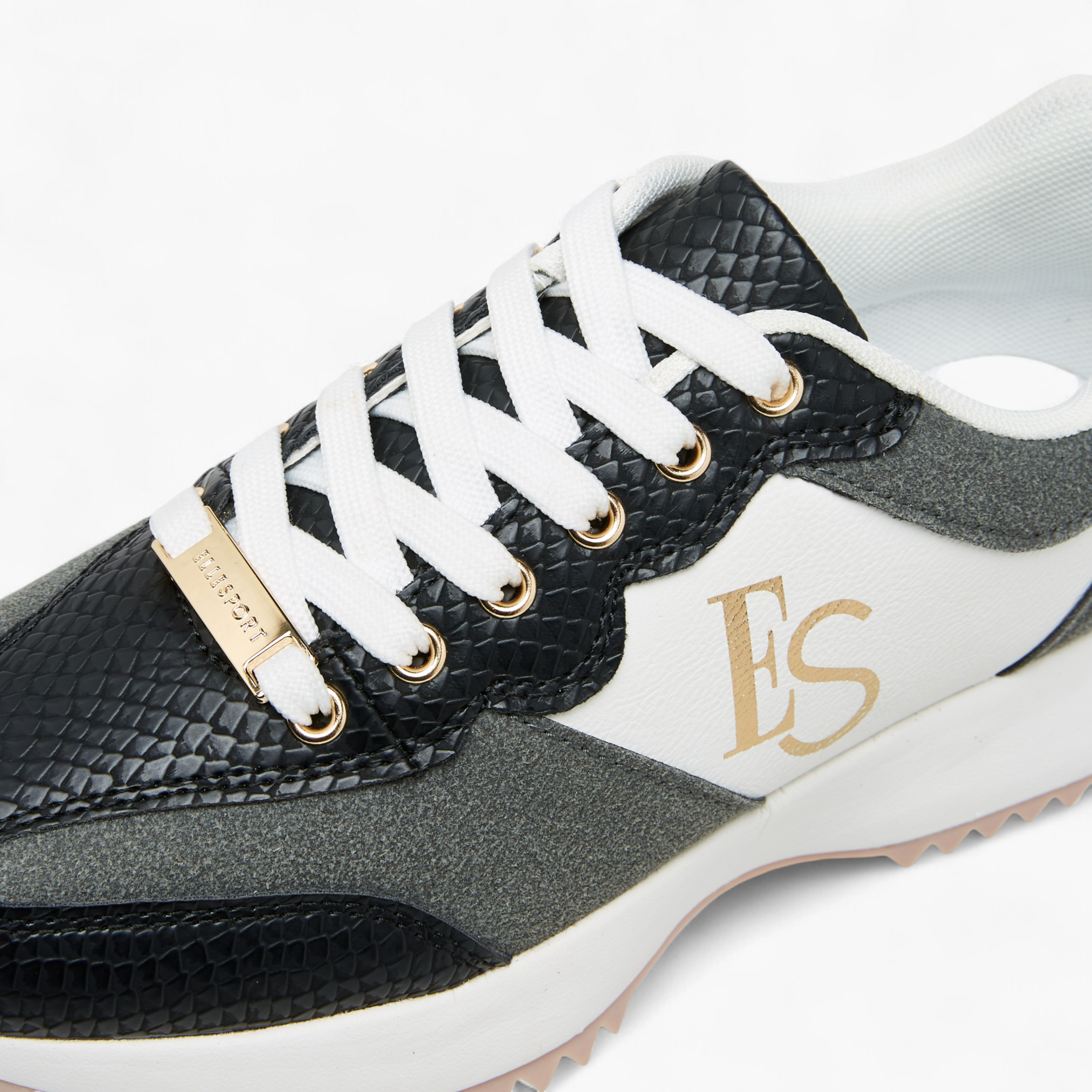 Elle Women's Panelled Lace-Up Sneakers-women-shoes-sneakers-image-4