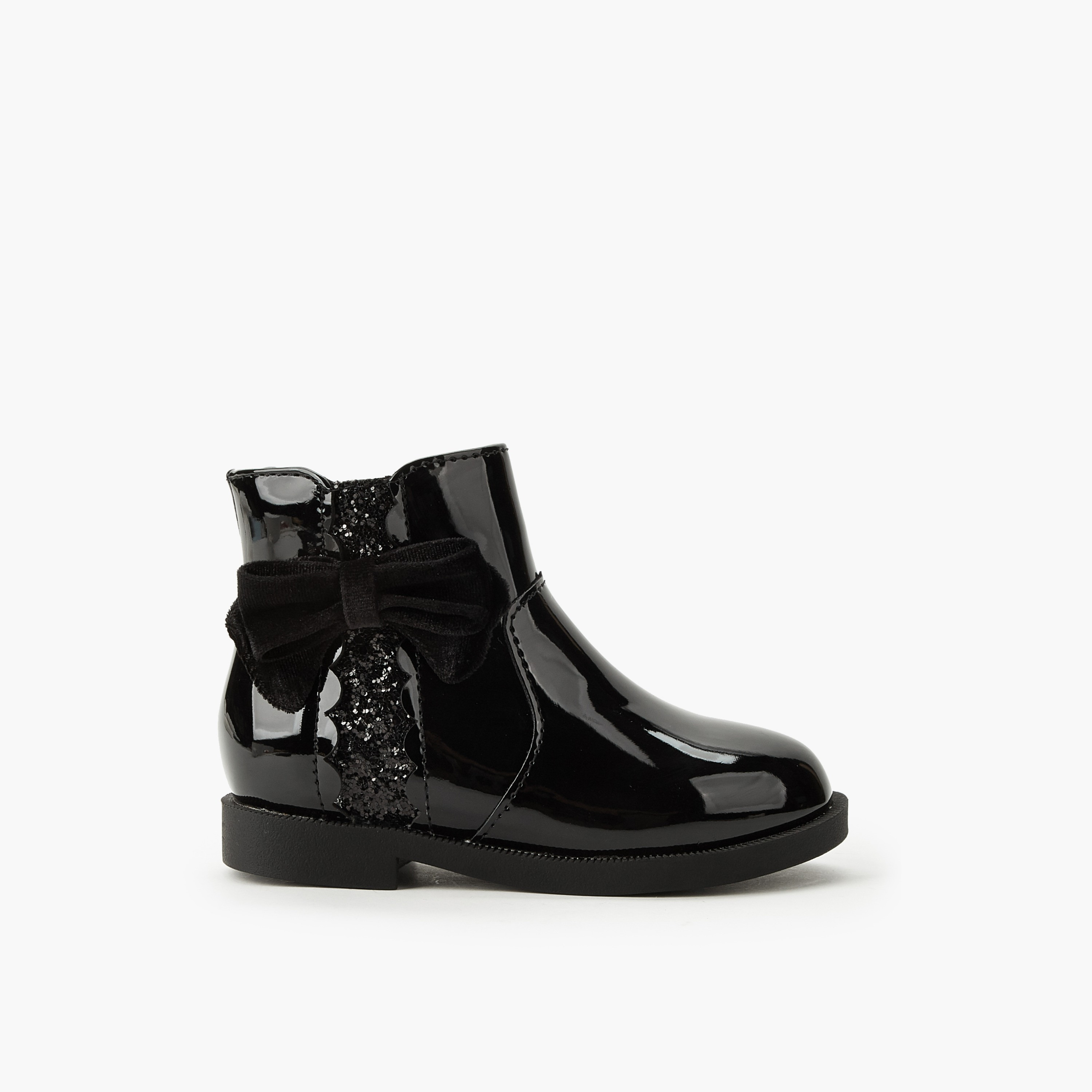 بوت بكاحل للبنات من جونيورز بسحاب إغلاق-girls-shoes-boots-image-3