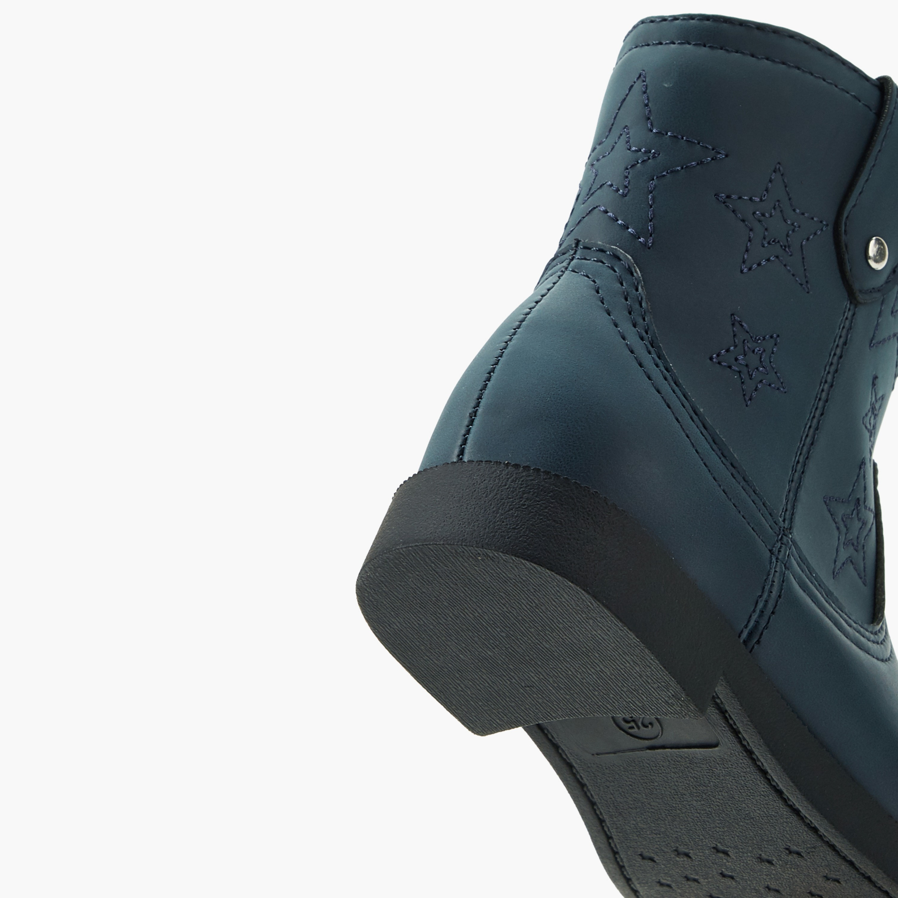 Juniors Girls Metallic Accent Ankle Boots-girls-shoes-boots-image-5