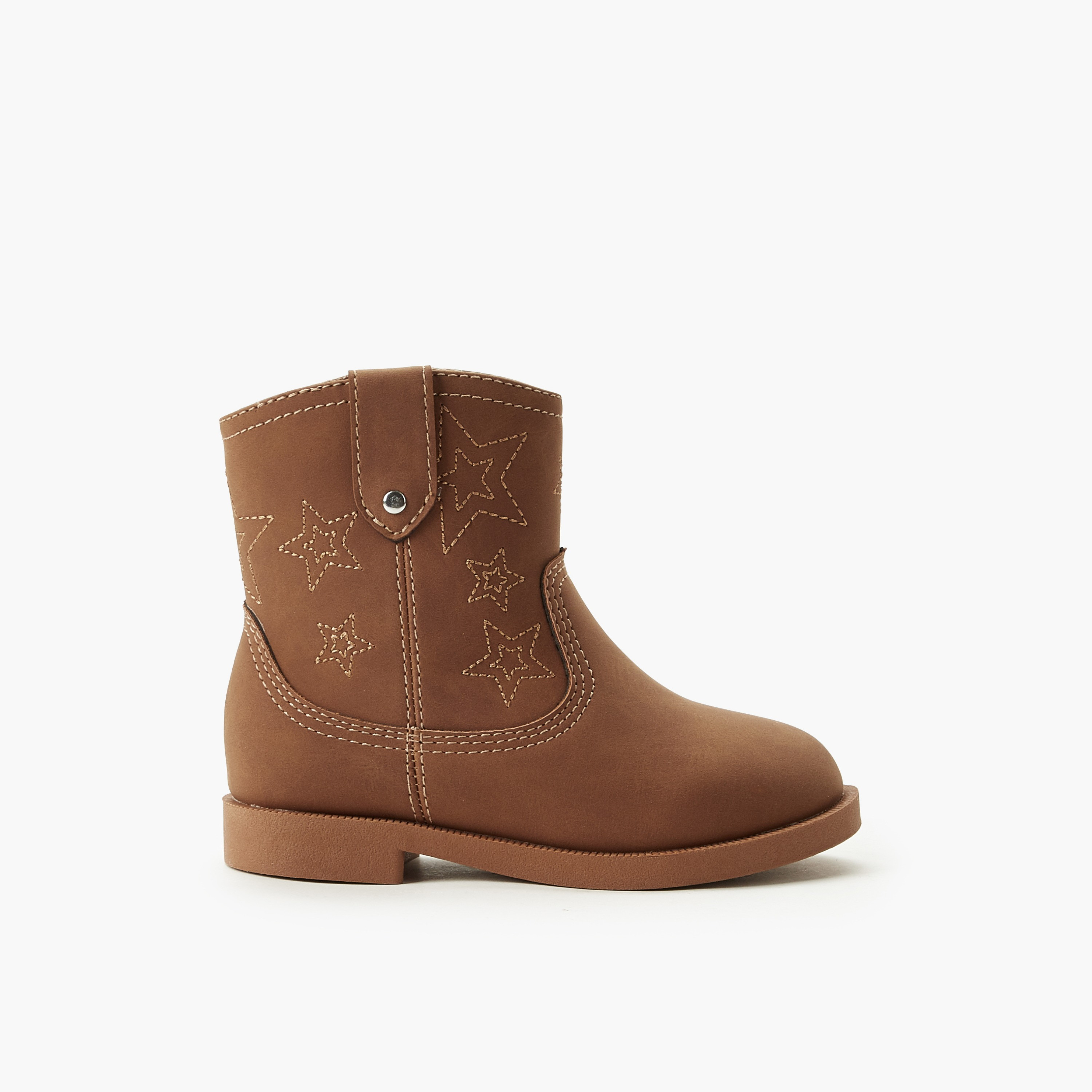 Juniors Girls Metallic Accent Ankle Boots-girls-shoes-boots-image-3