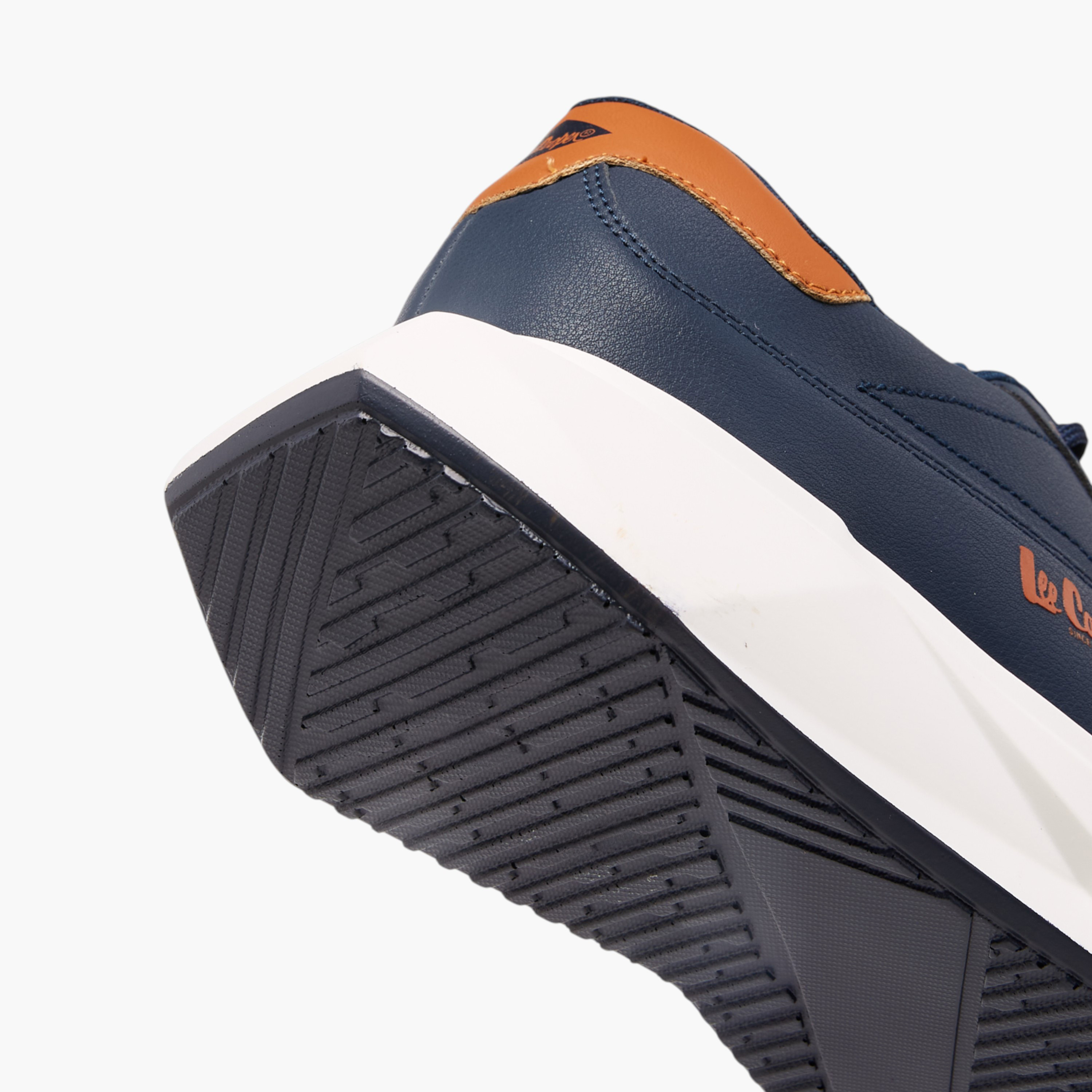 Lee Cooper Men's Solid Lace-Up Sneakers-men-shoes-sneakers-image-5