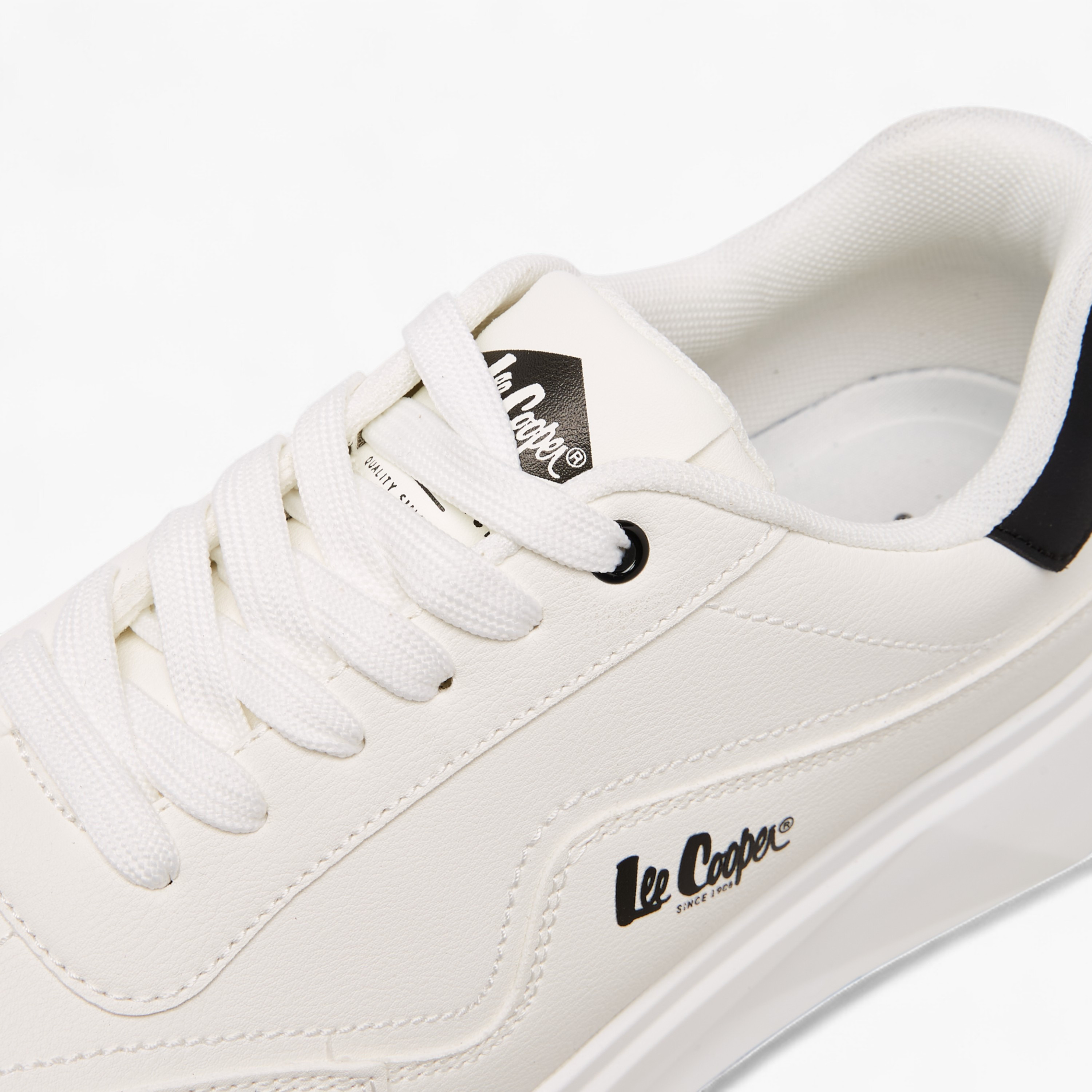 Lee Cooper Men's Solid Lace-Up Sneakers-men-shoes-sneakers-image-4