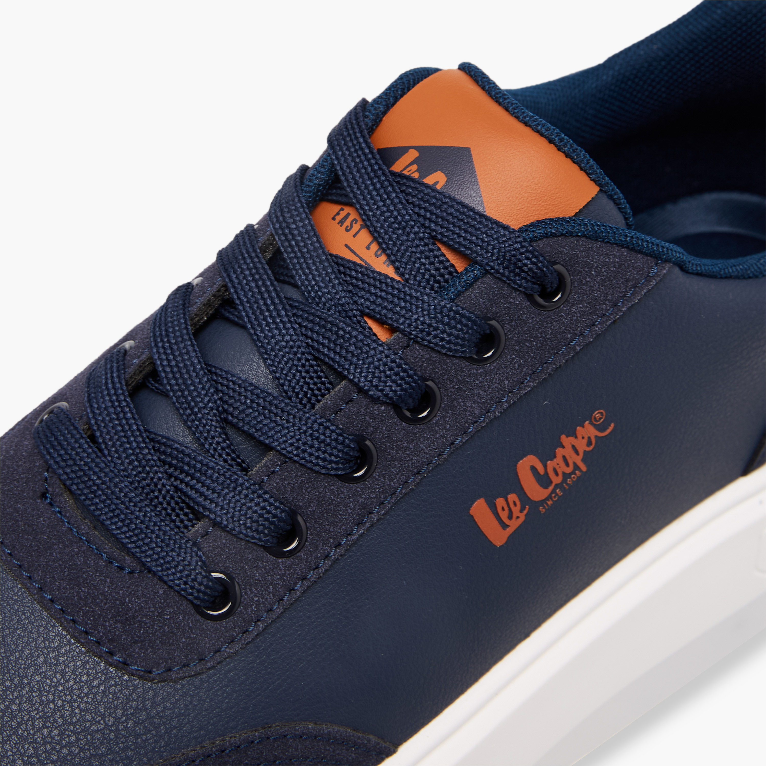 Lee Cooper Men's Solid Lace-Up Sneakers-men-shoes-sneakers-image-4
