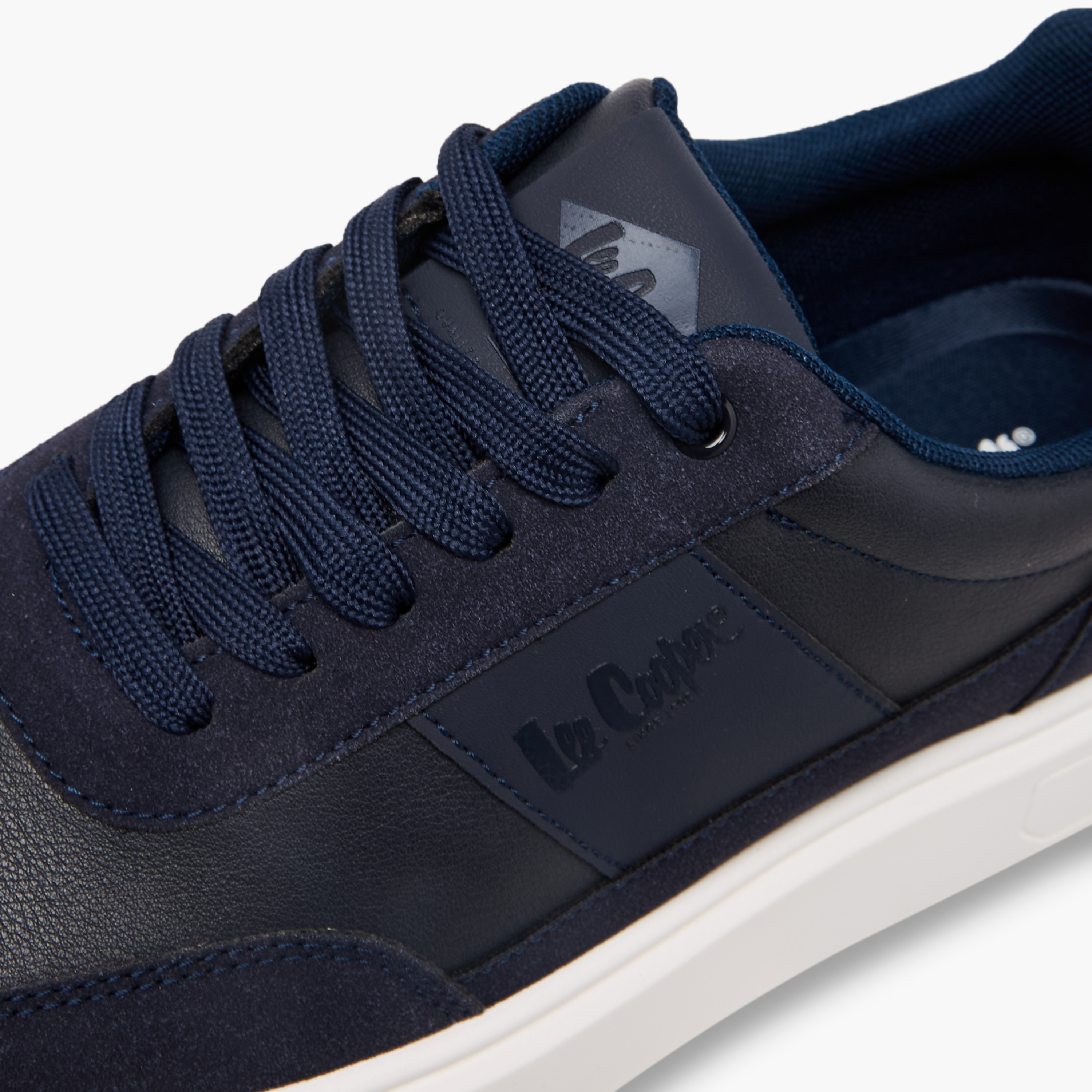 Lee Cooper Men's Solid Lace-Up Sneakers-men-shoes-sneakers-image-4