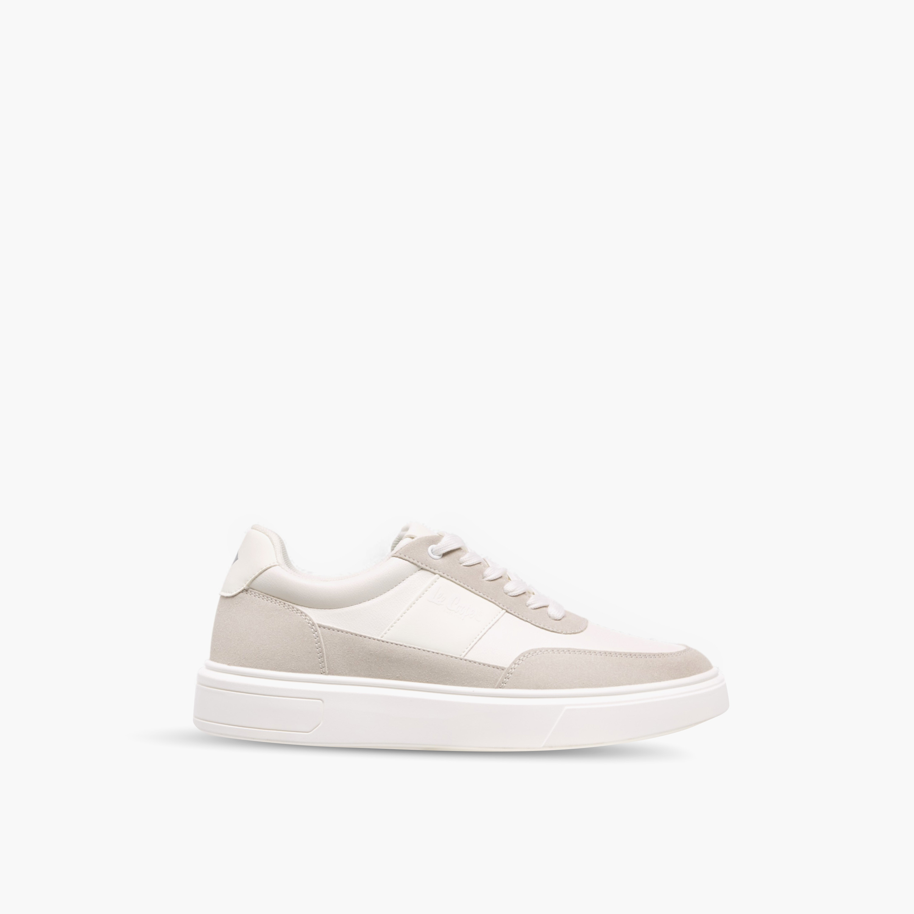 Lee Cooper Men's Solid Lace-Up Sneakers-men-shoes-sneakers-image-3