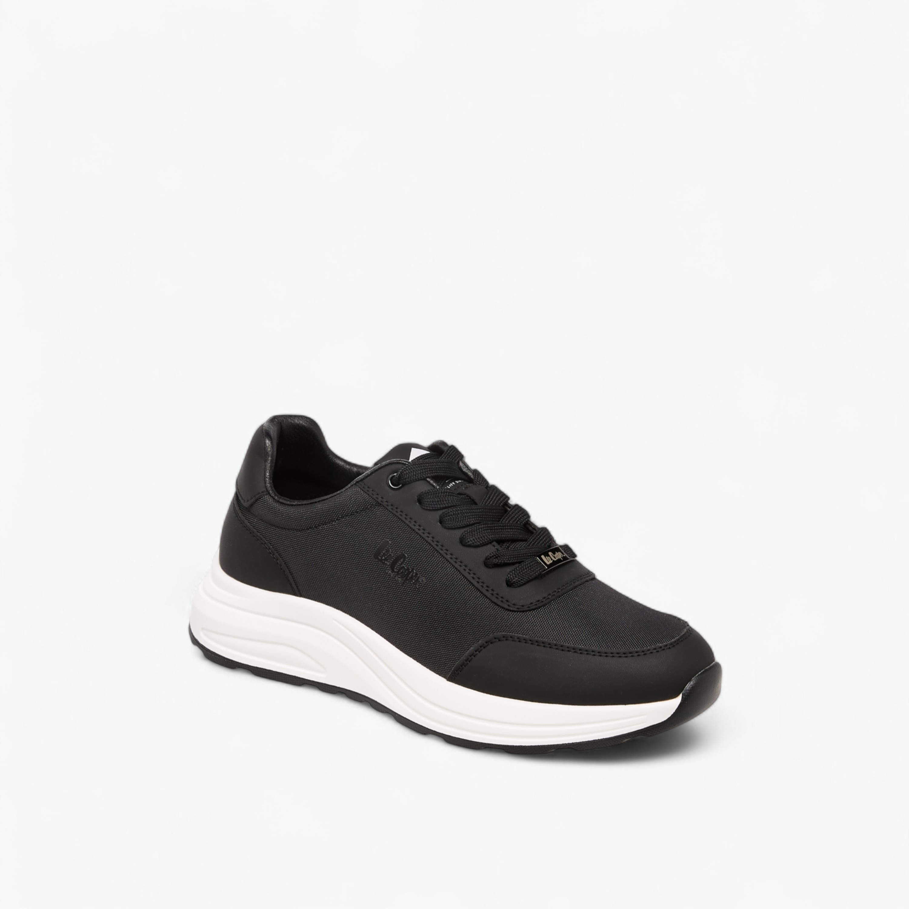Lee Cooper Men's Textured Lace-Up Sneakers-men-shoes-sneakers-image-2