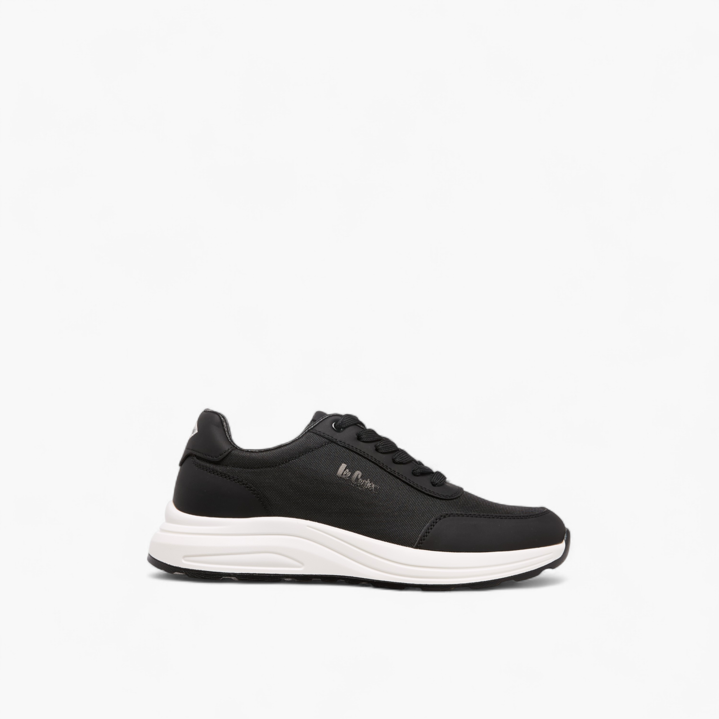 Lee Cooper Men's Textured Lace-Up Sneakers-men-shoes-sneakers-image-3