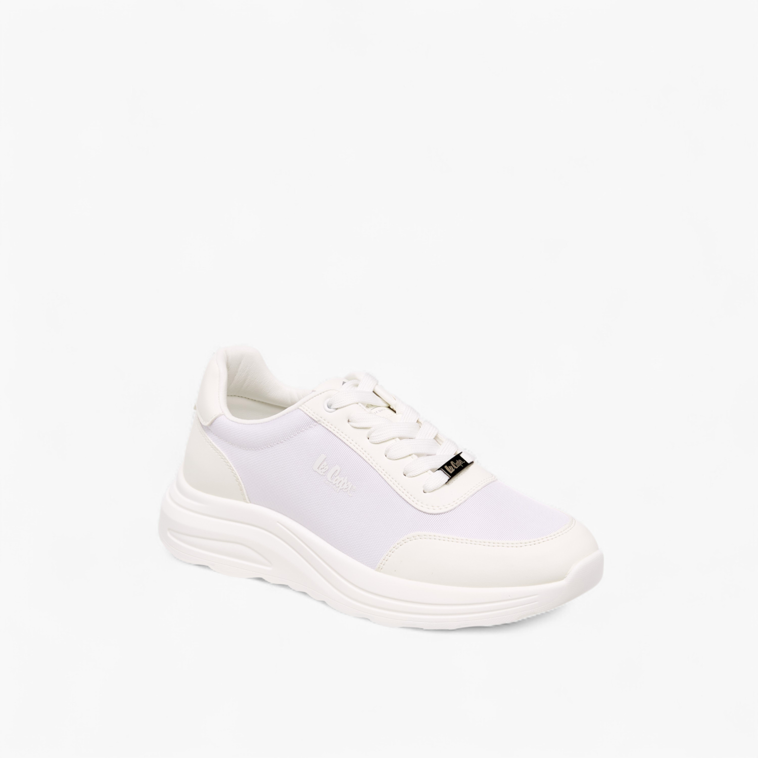 Lee Cooper Men's Textured Lace-Up Sneakers-men-shoes-sneakers-image-2