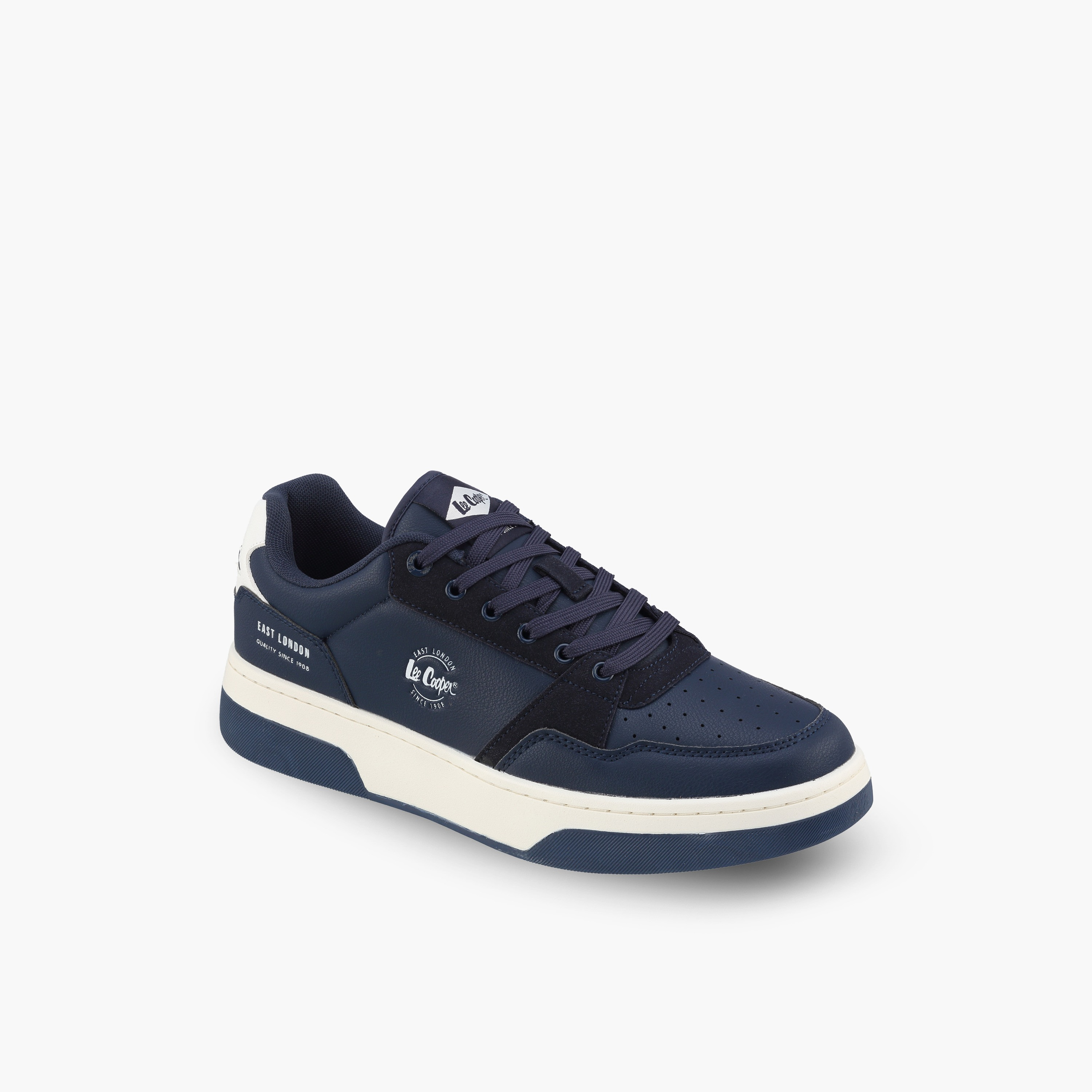 Lee Cooper Men Panelled Lace-Up Ankle Sneakers-men-shoes-sneakers-image-2