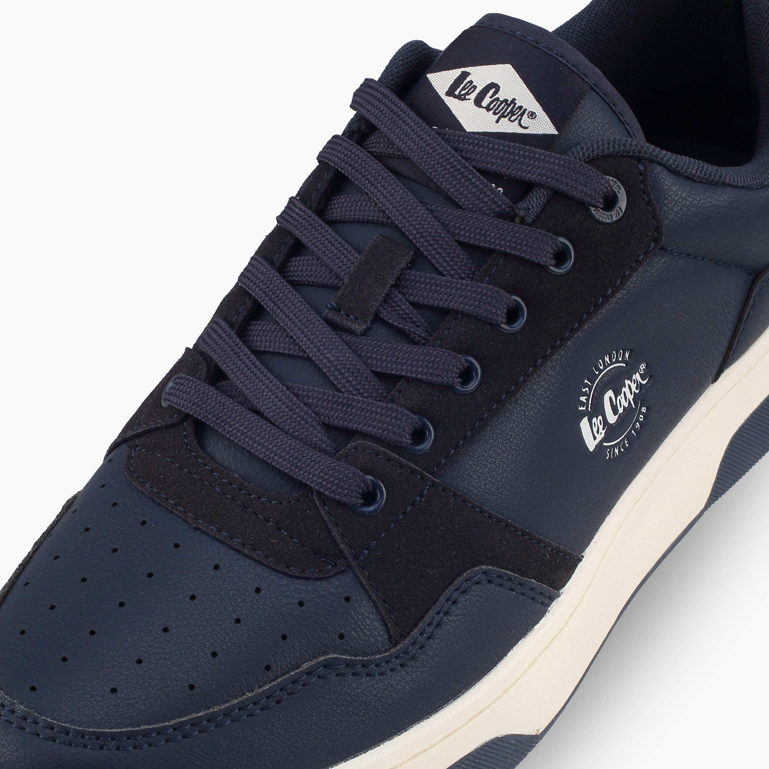Lee Cooper Men Panelled Lace-Up Ankle Sneakers-men-shoes-sneakers-image-4