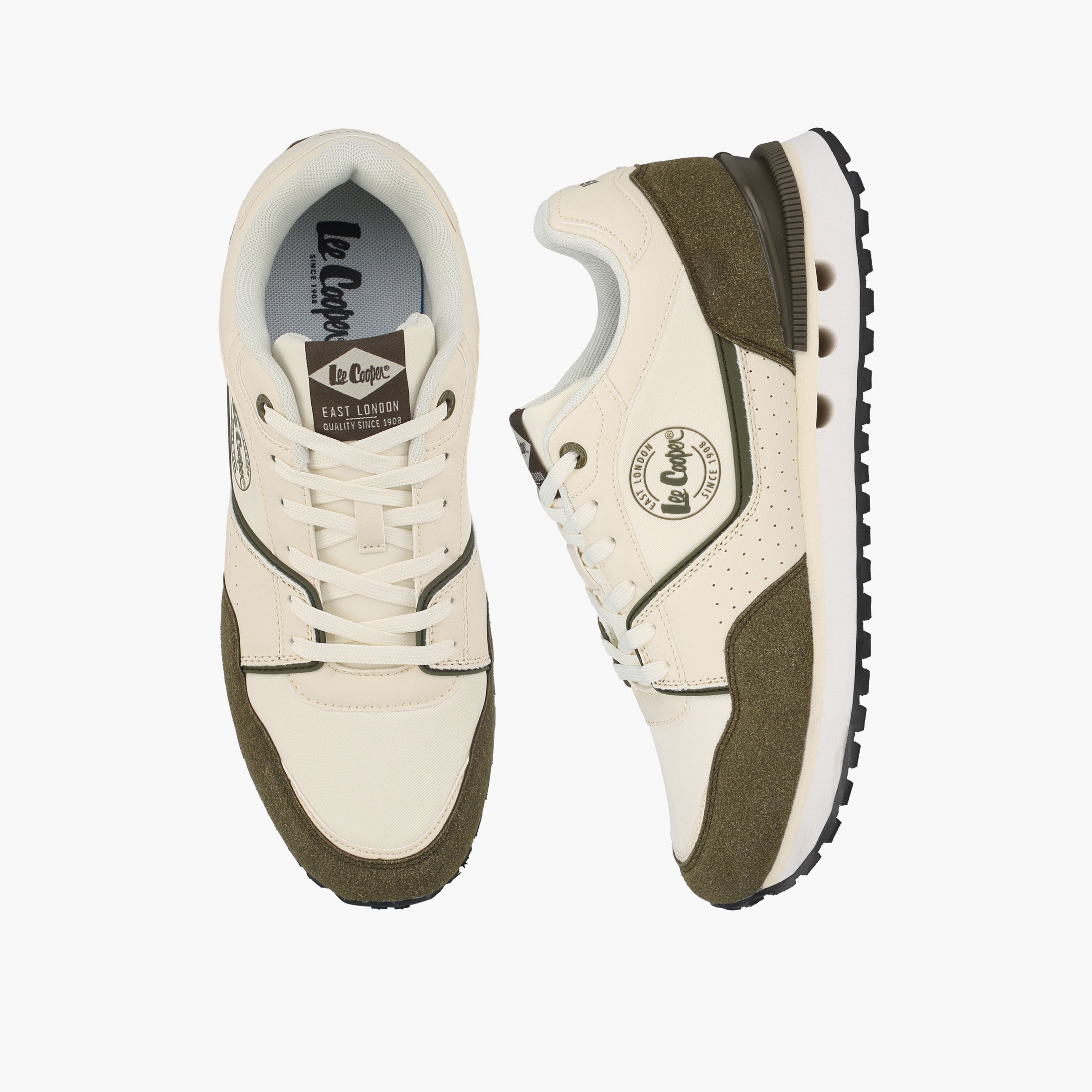 حذاء سنيكرز بقوالب ملونة وطول الكاحل ورباط إغلاق للرجال من لي كوبر-men-shoes-sneakers-image-1