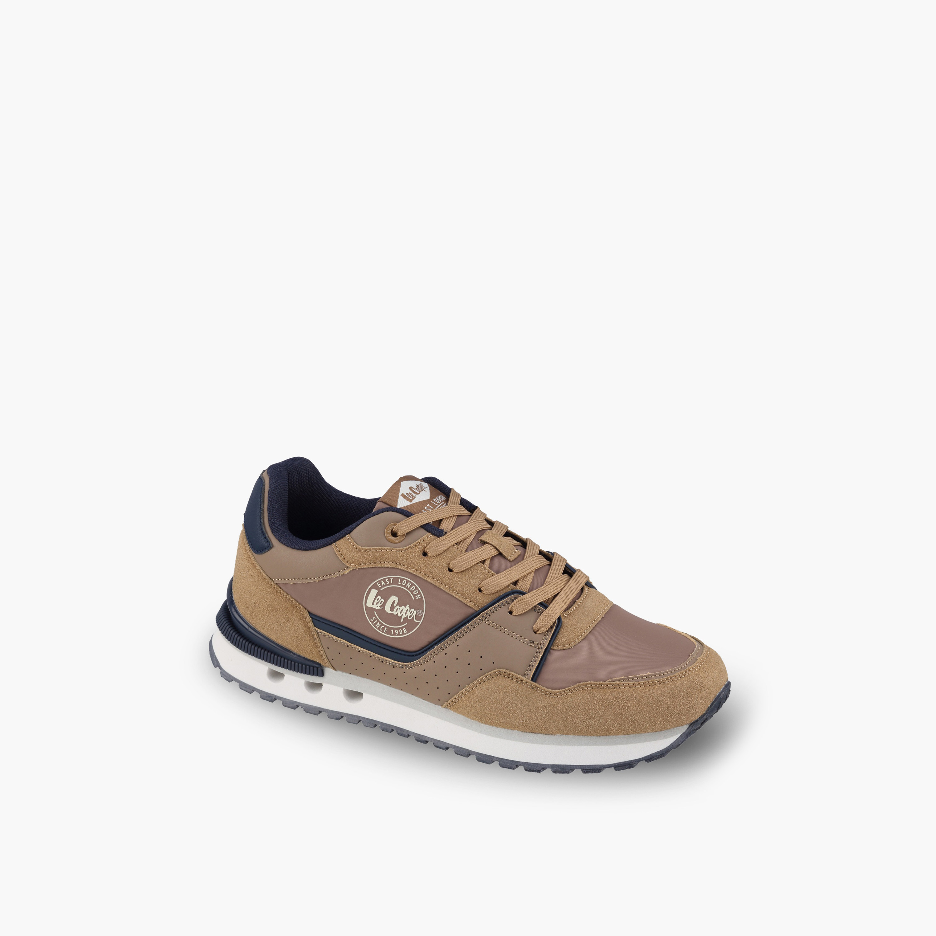 Lee Cooper Men Colourblock Lace-Up Ankle Sneakers-men-shoes-sneakers-image-2