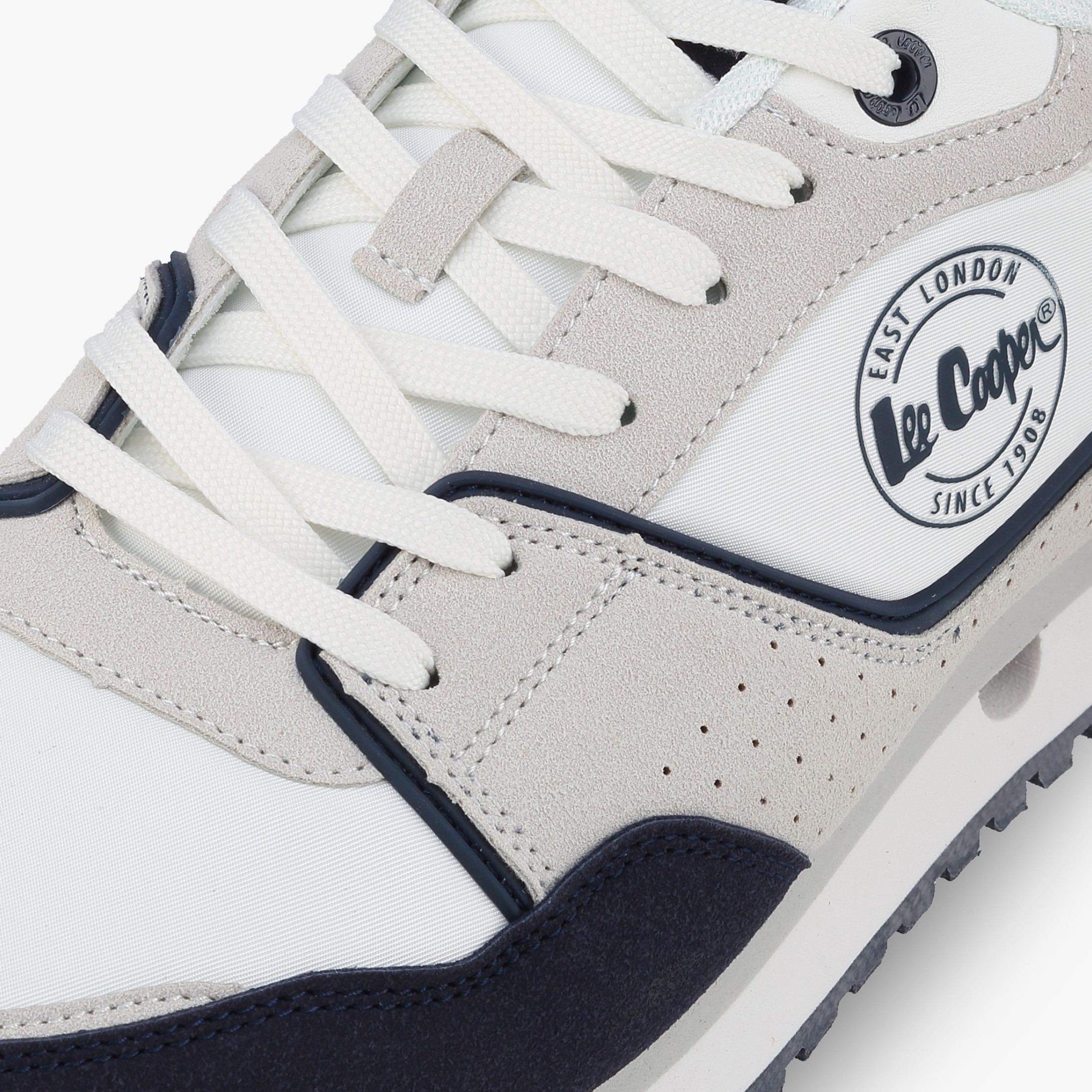 حذاء سنيكرز بقوالب ملونة وطول الكاحل ورباط إغلاق للرجال من لي كوبر-men-shoes-sneakers-image-4