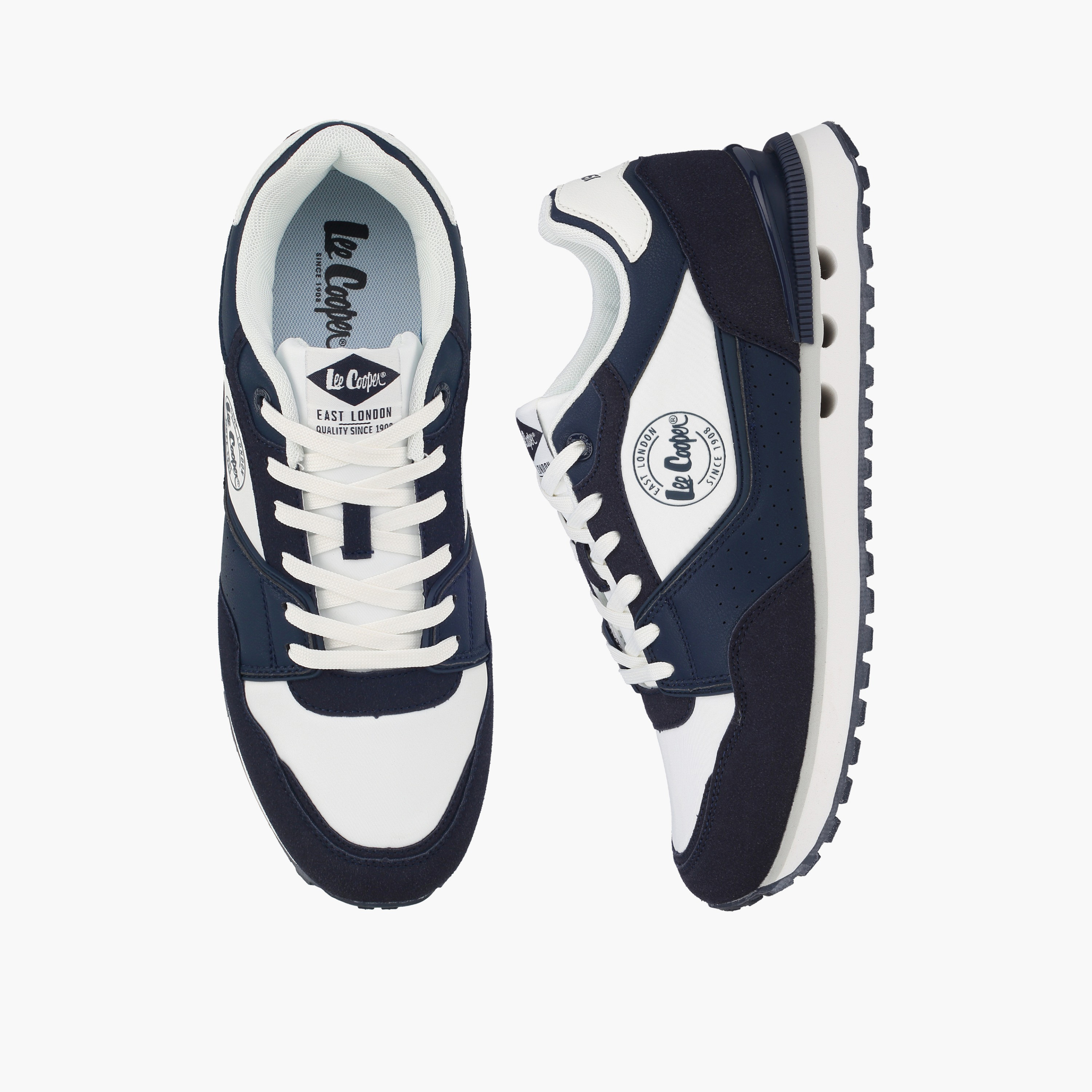 Lee Cooper Men Colourblock Lace-Up Ankle Sneakers-men-shoes-sneakers-image-1