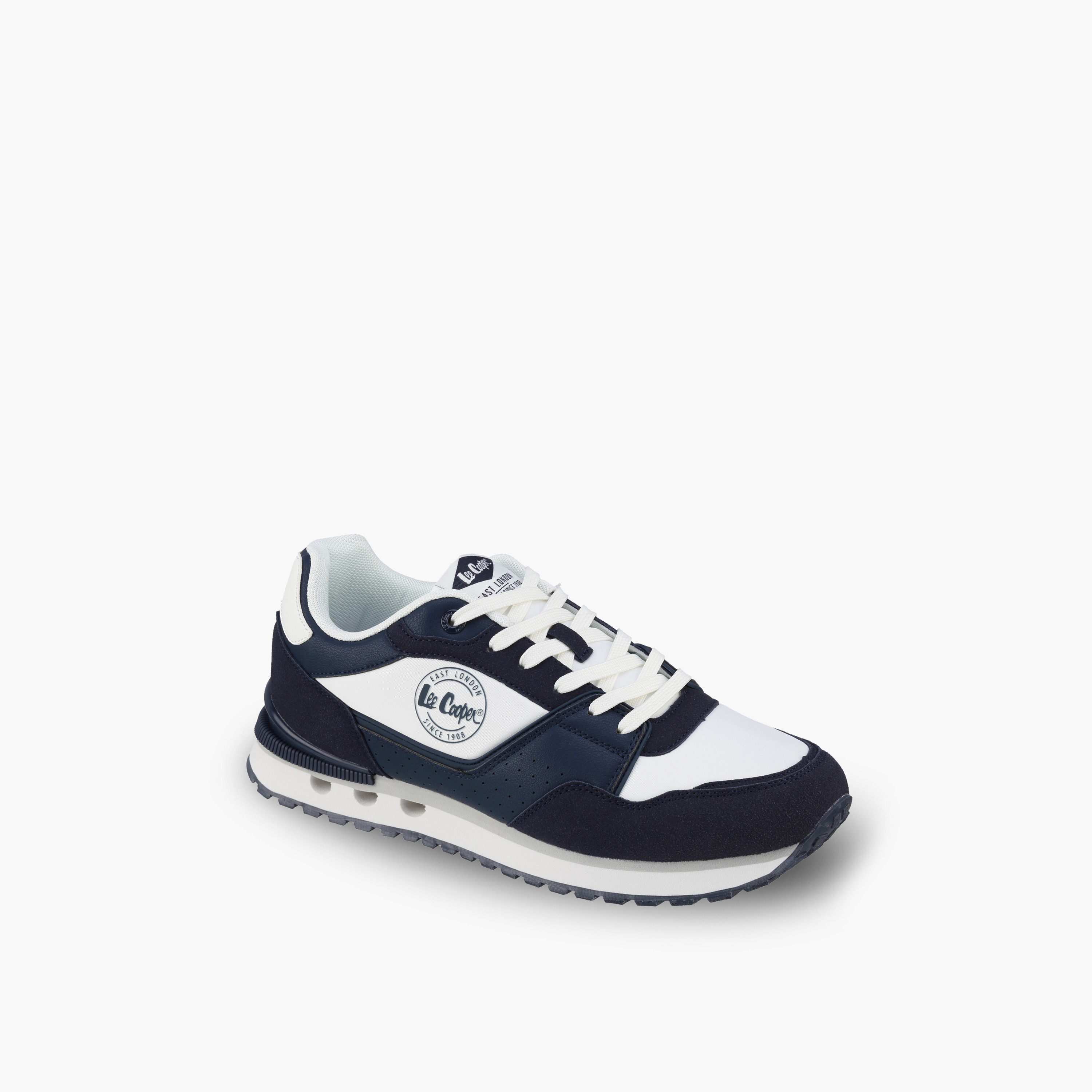 Lee Cooper Men Colourblock Lace-Up Ankle Sneakers-men-shoes-sneakers-image-2