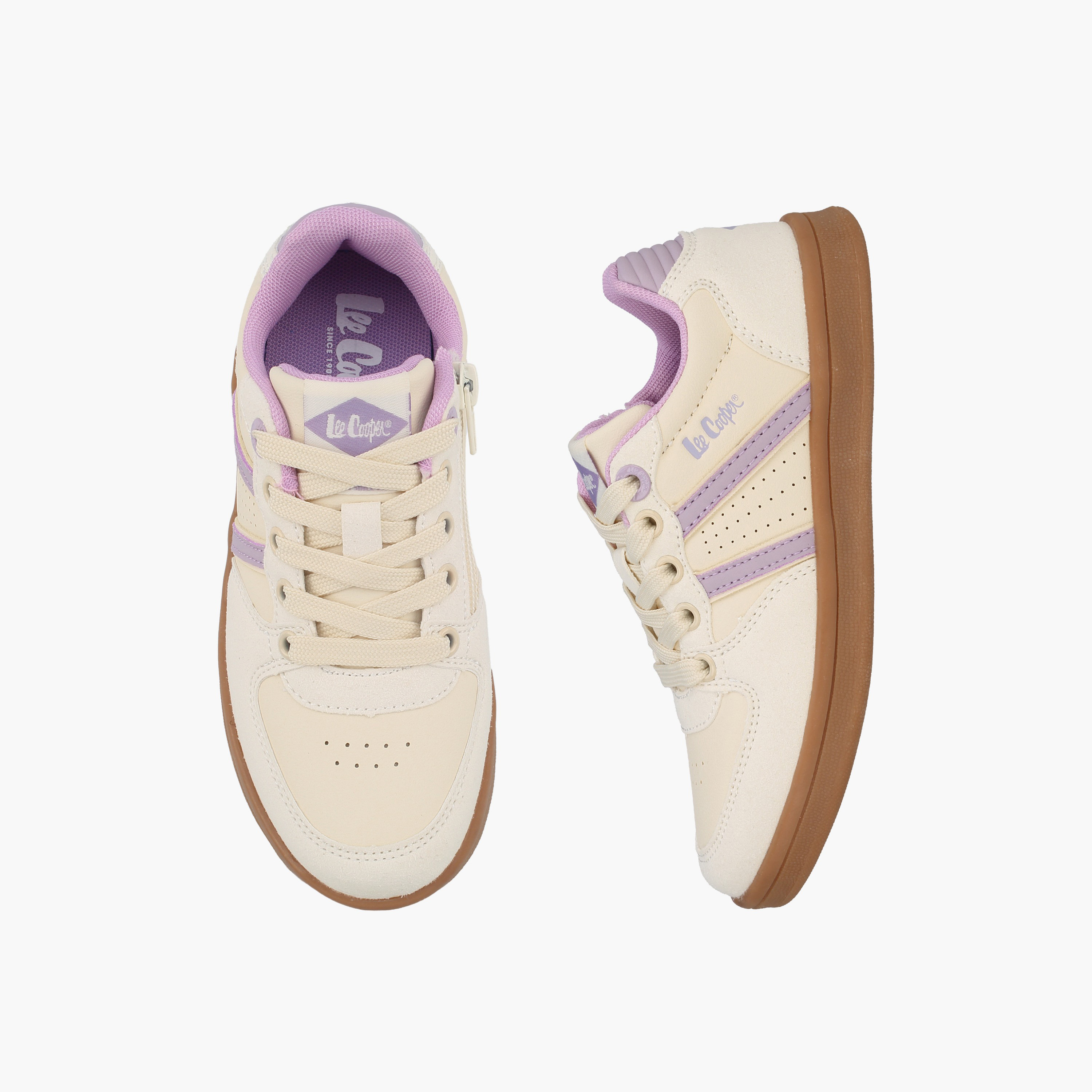 حذاء سنيكرز متعدد التصاميم بطول الكاحل ورباط إغلاق للبنات من لي كوبر-girls-shoes-sneakers-image-1