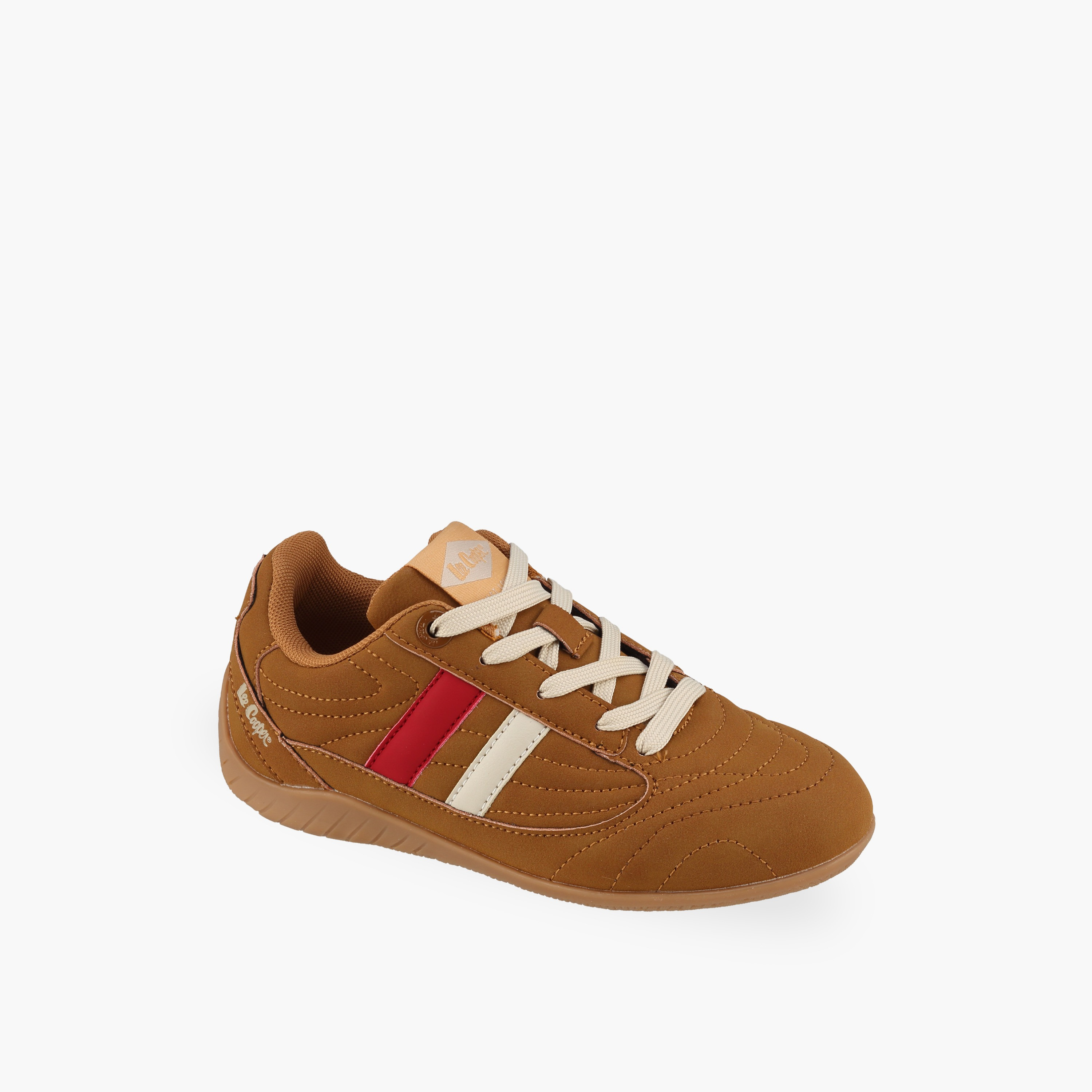 Lee Cooper Boys Panalled Lace-Up Sneakers-boys-shoes-sneakers-image-2