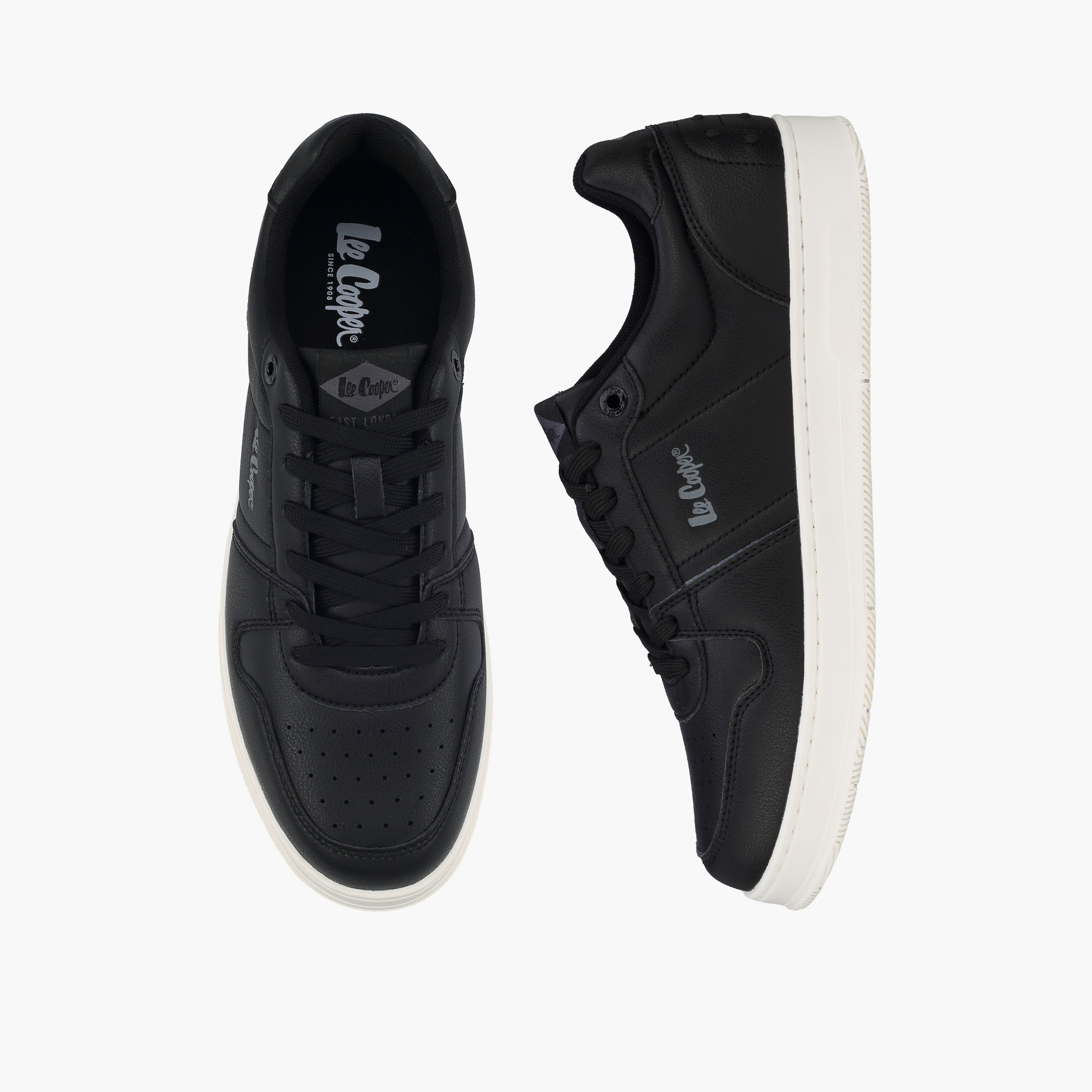 حذاء سنيكرز طول الكاحل برباط إغلاق للرجال من لي كوبر-men-shoes-sneakers-image-1