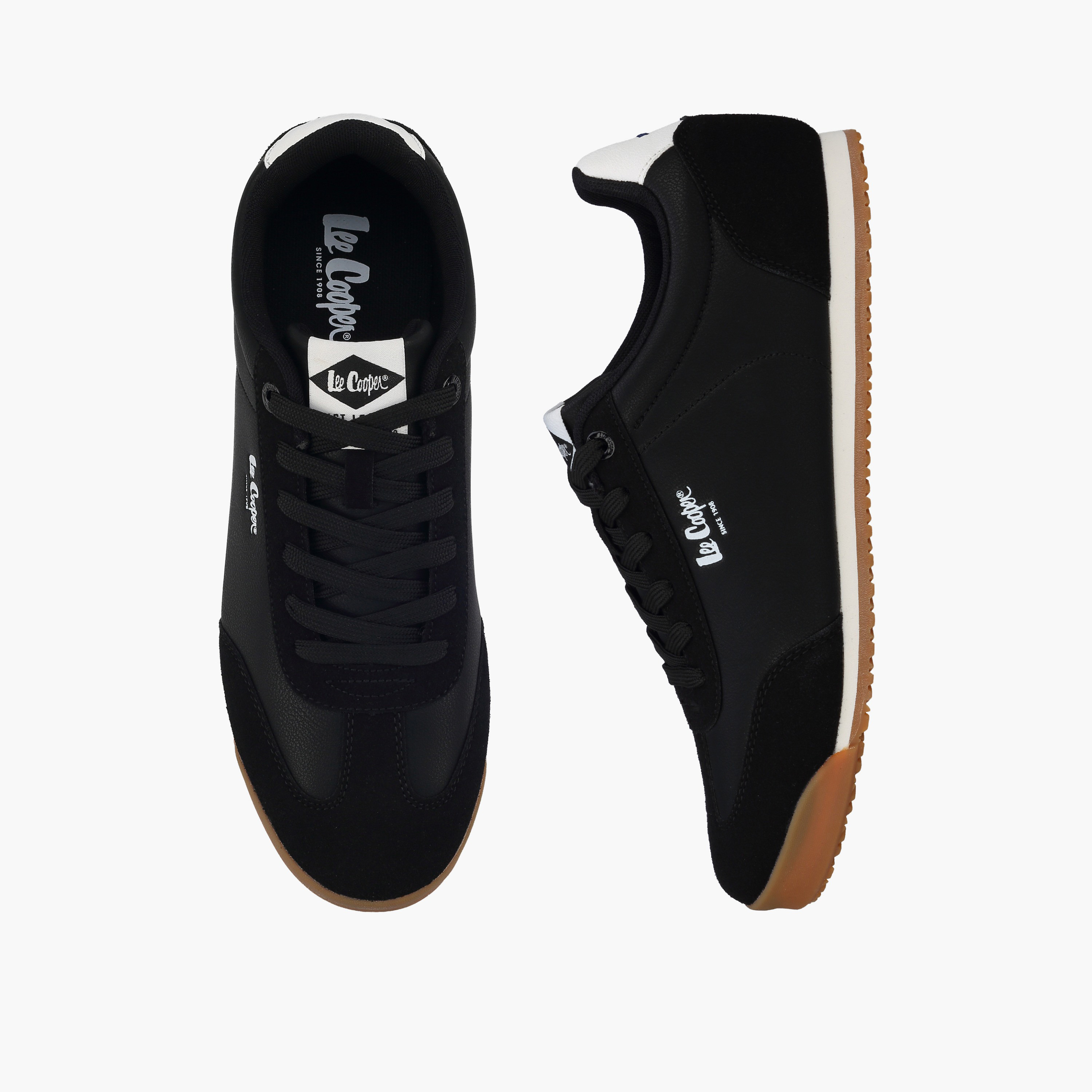 حذاء سنيكرز طول الكاحل برباط إغلاق للرجال من لي كوبر-men-shoes-sneakers-image-1