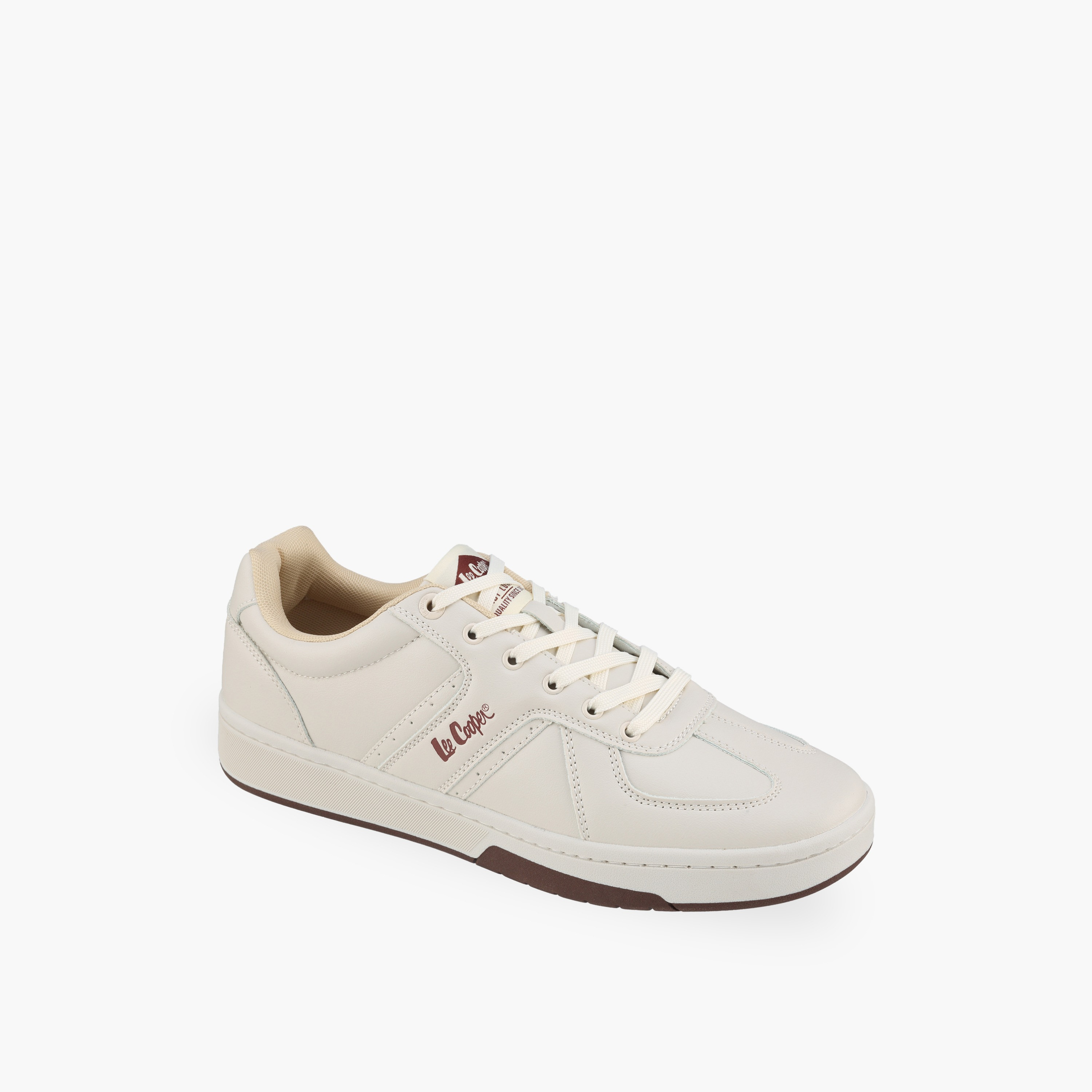 Lee Cooper Men Logo Lace-Up Sneakers-men-shoes-sneakers-image-2
