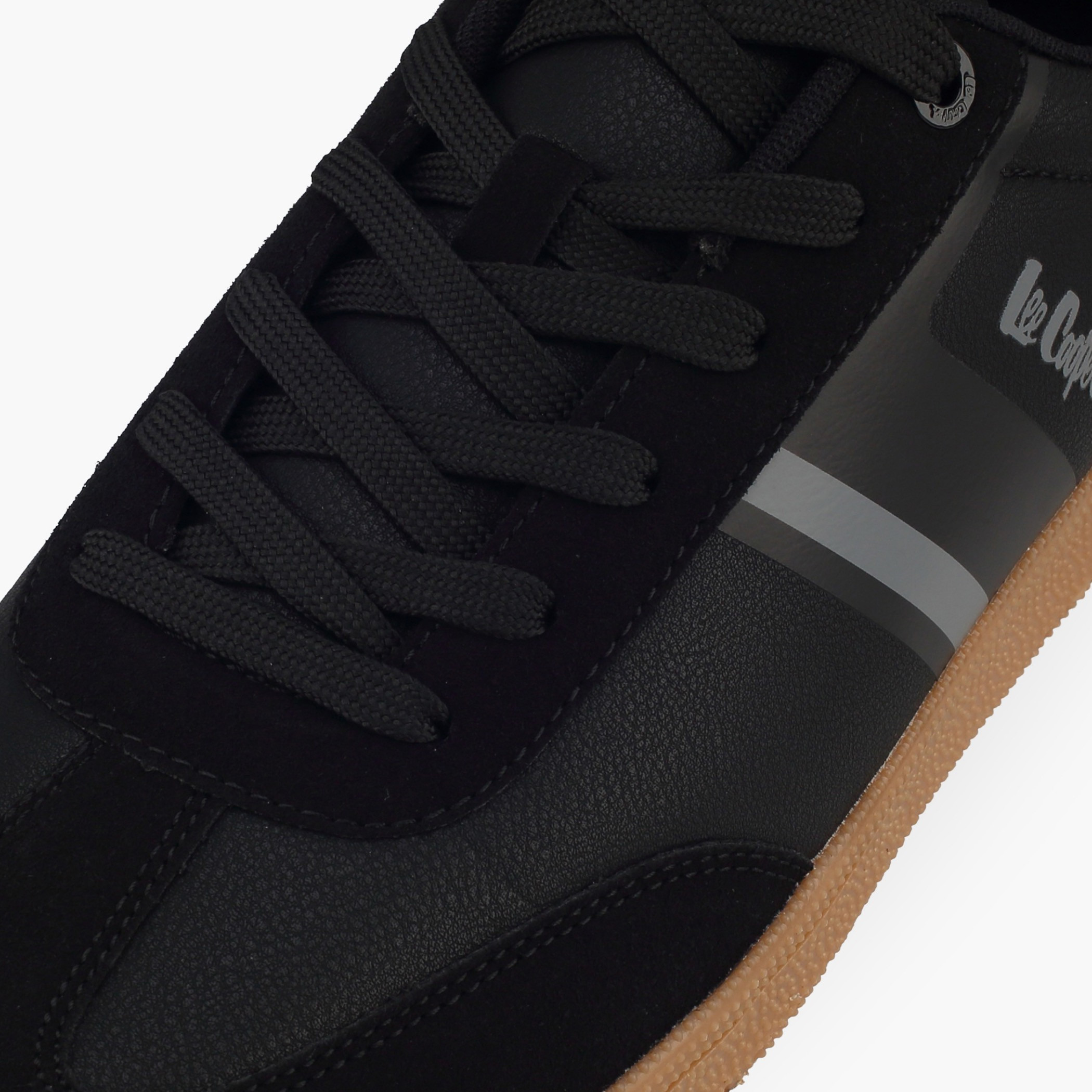 Lee Cooper Men Panelled Logo Lace-Up Sneakers-men-shoes-sneakers-image-4