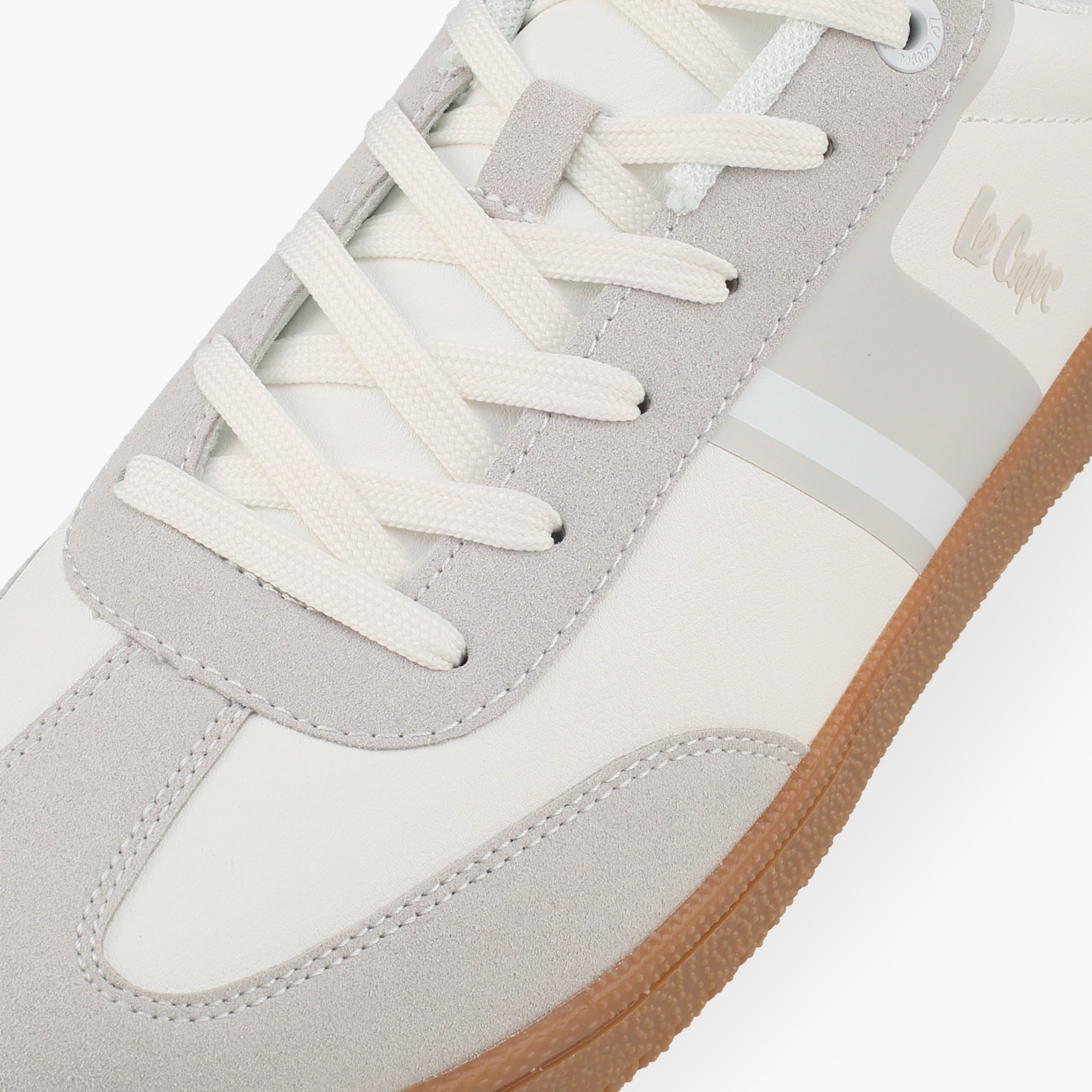 Lee Cooper Men Panelled Logo Lace-Up Sneakers-men-shoes-sneakers-image-4
