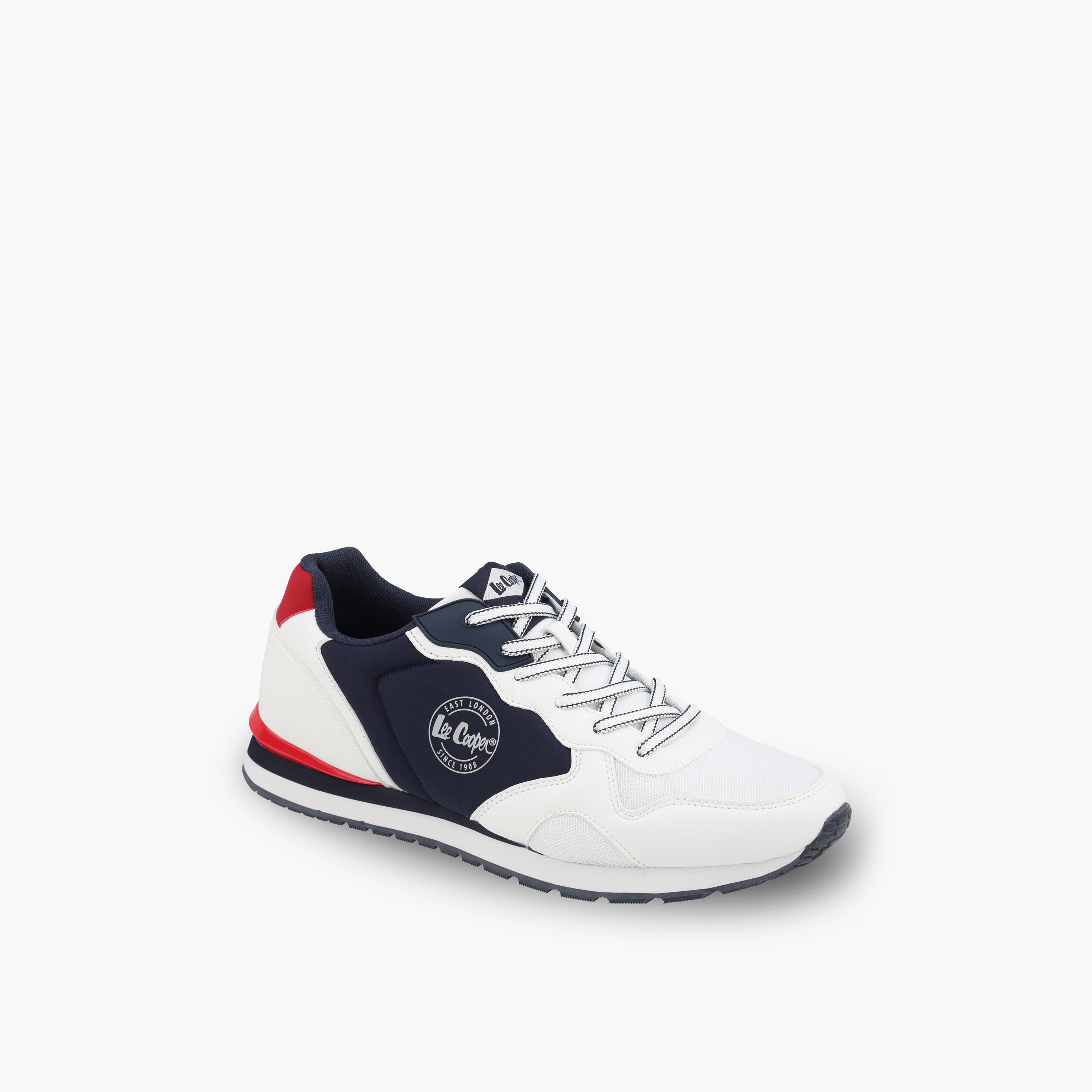 حذاء سنيكرز برباط إغلاق وطبعات شعار للرجال لي كوبر-men-shoes-sneakers-image-2