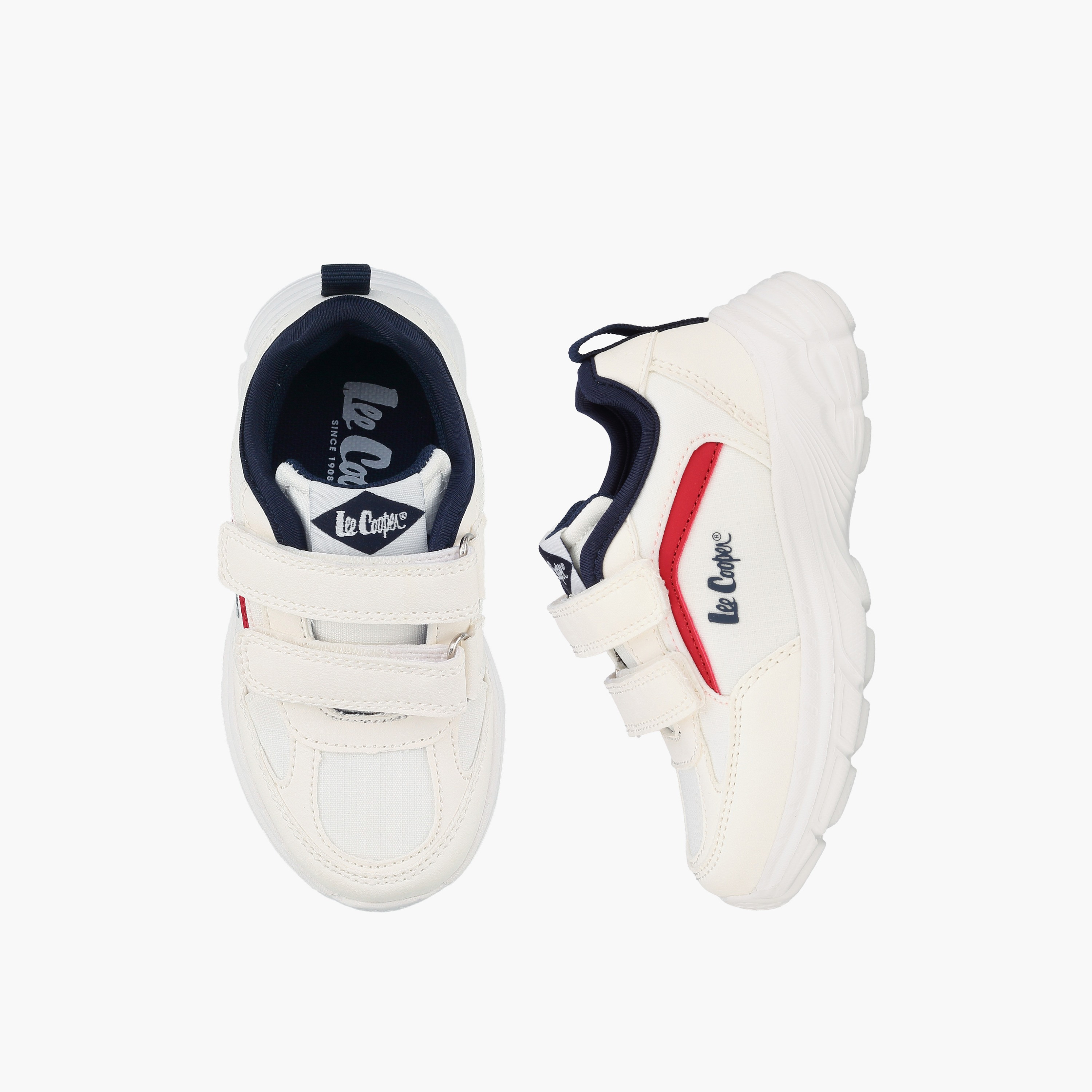 Lee Cooper Boys Logo Hook & Loop Sneakers-boys-shoes-sneakers-image-1