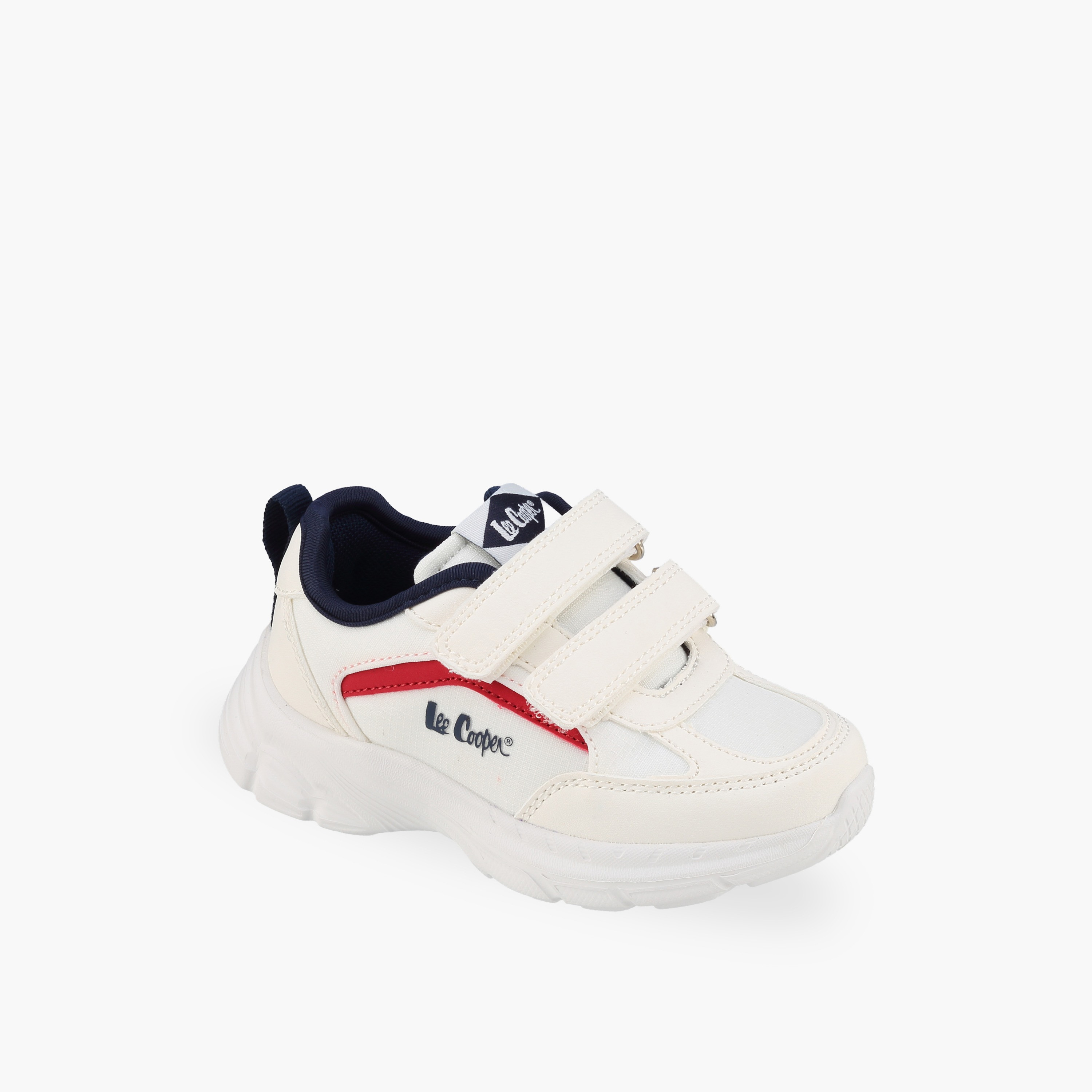 Lee Cooper Boys Logo Hook & Loop Sneakers-boys-shoes-sneakers-image-2