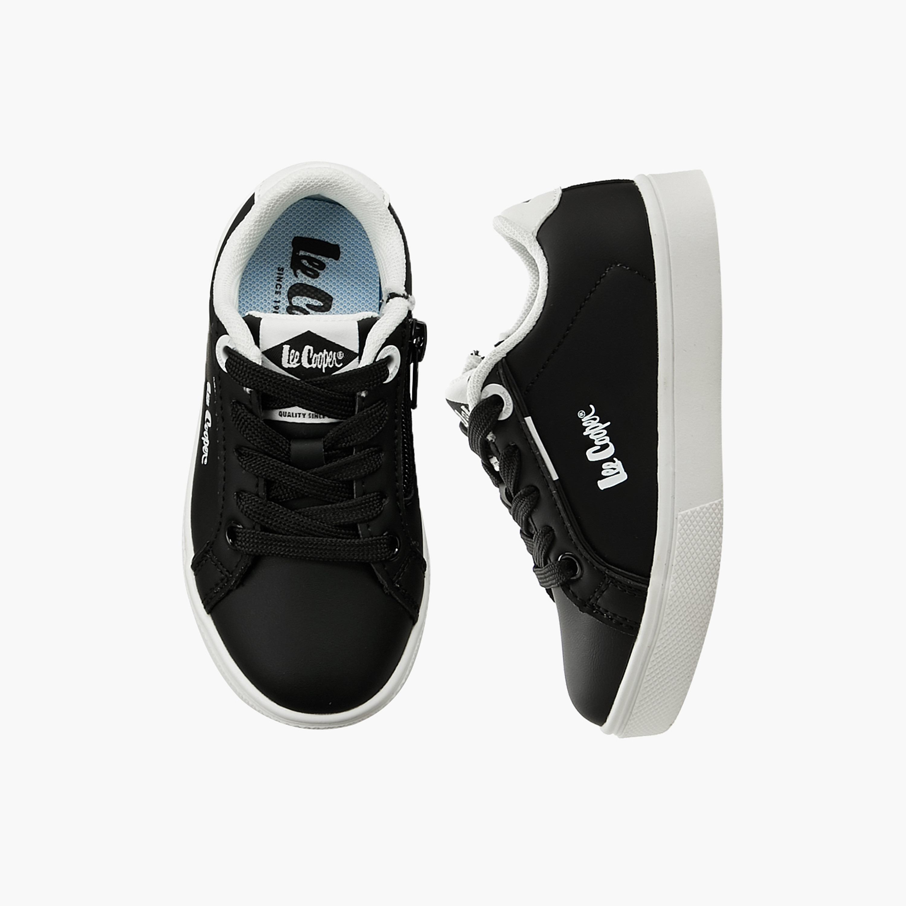حذاء سنيكرز طول الكاحل برباط إغلاق للأولاد من لي كوبر-boys-shoes-sneakers-image-1